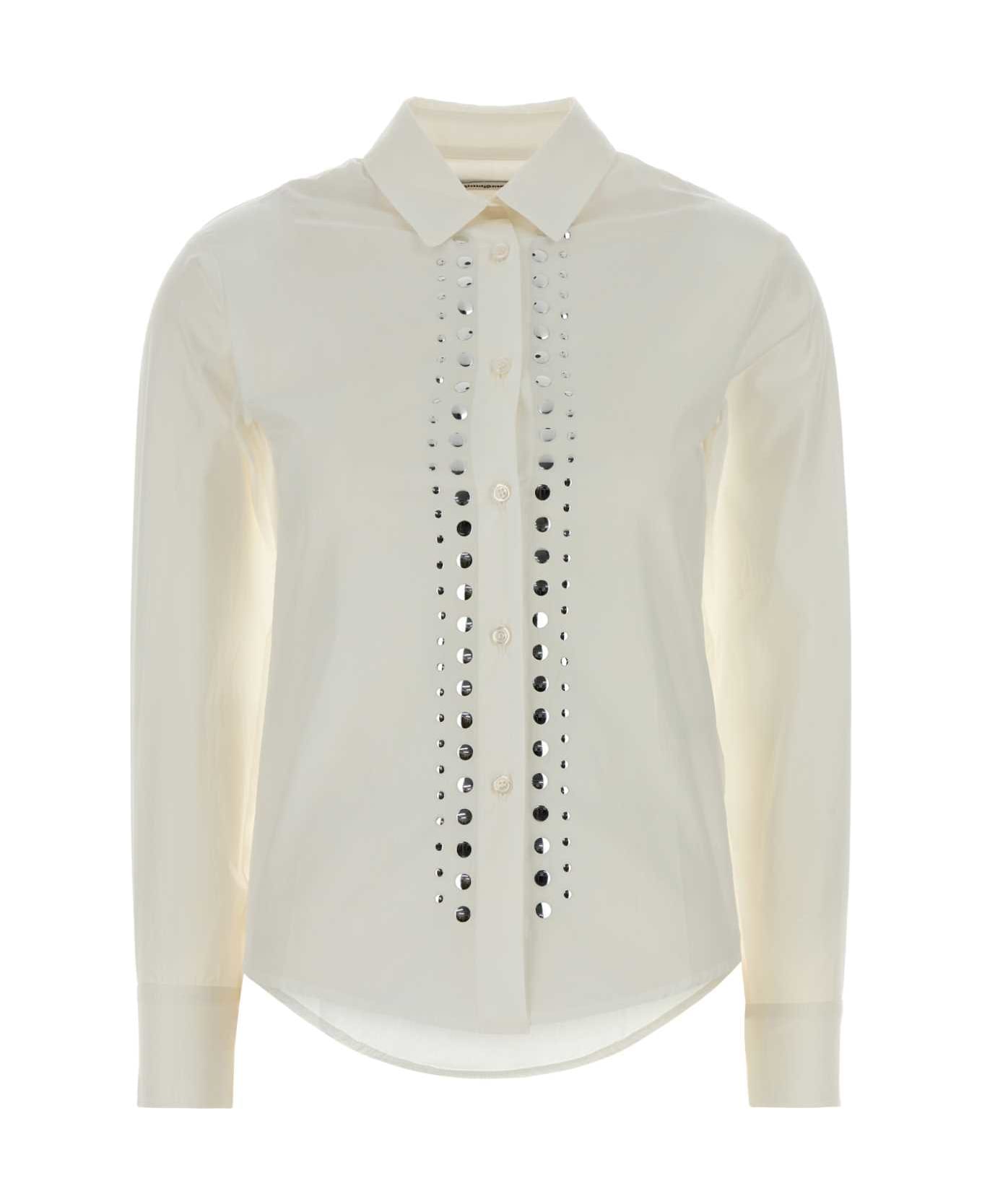 Gimaguas White Poplin Sky Shirt - WHITE