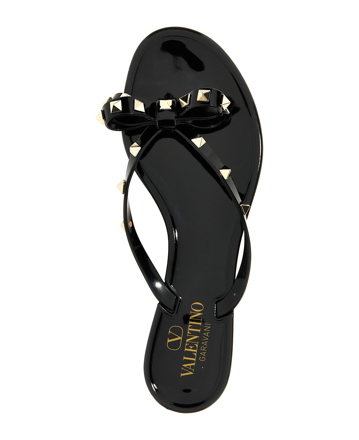 Valentino Garavani 
pm Thong Rockstud
 Sandals - Black  