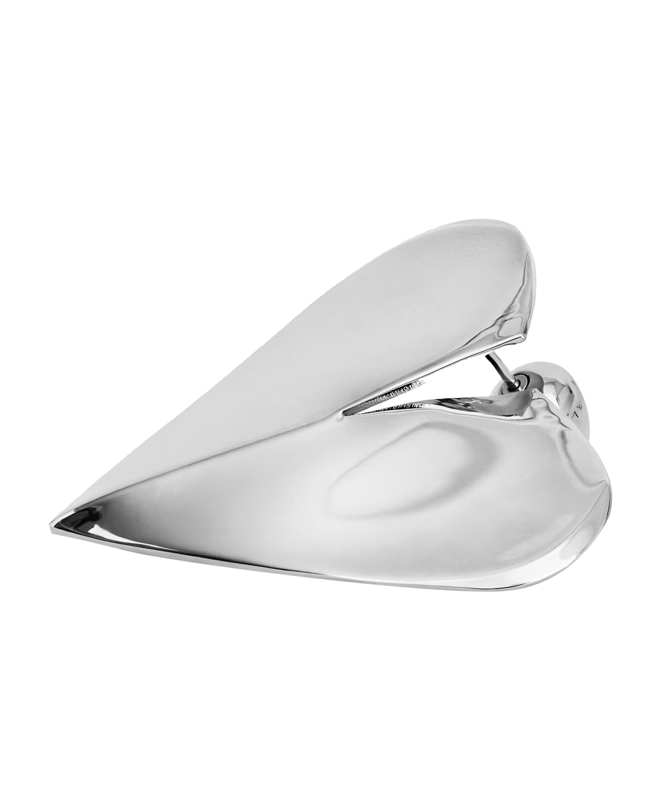 Alaia Le Coeur Torn Earrings - Silver