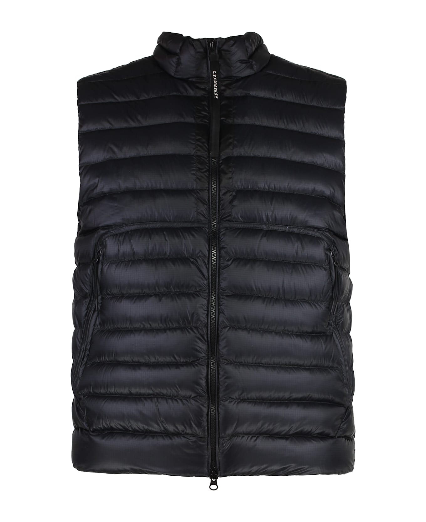 C.P. Company Full Zip Down Vest - blue