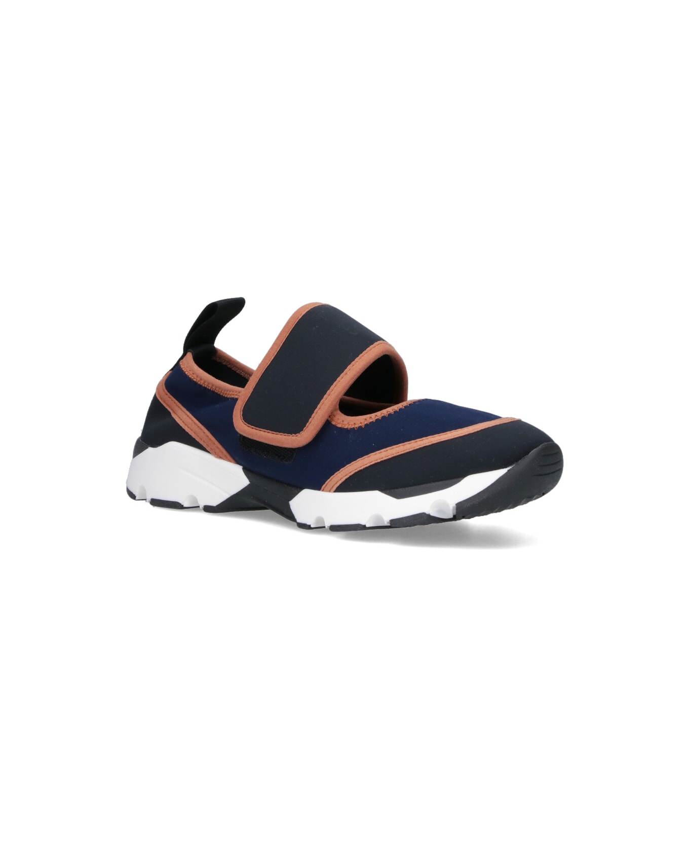 Marni Mary Jane "running" Sneakers - Blue