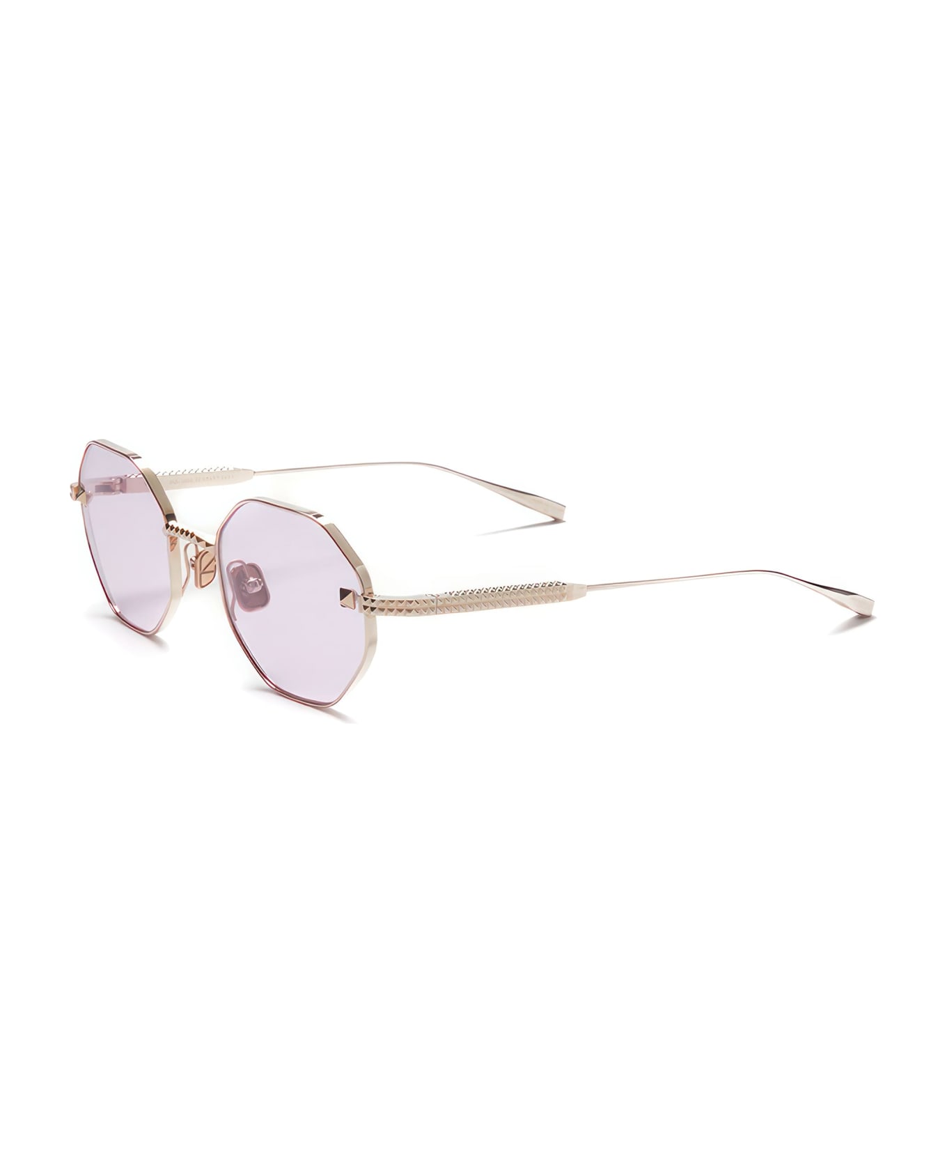 Valentino Eyewear V-stud - Gold Rx Sunglasses - Gold サングラス