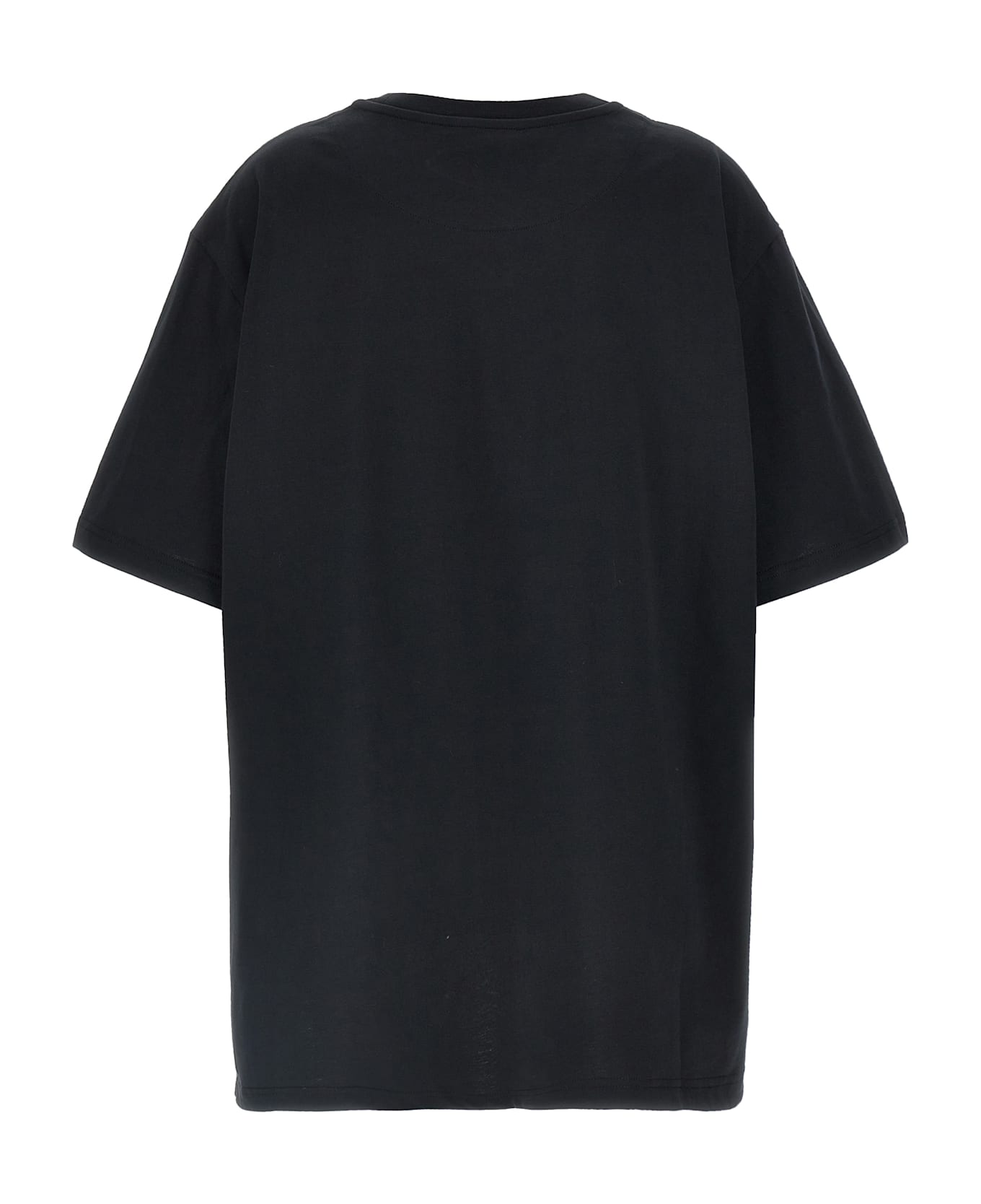 The Attico Slit T-shirt - Black  