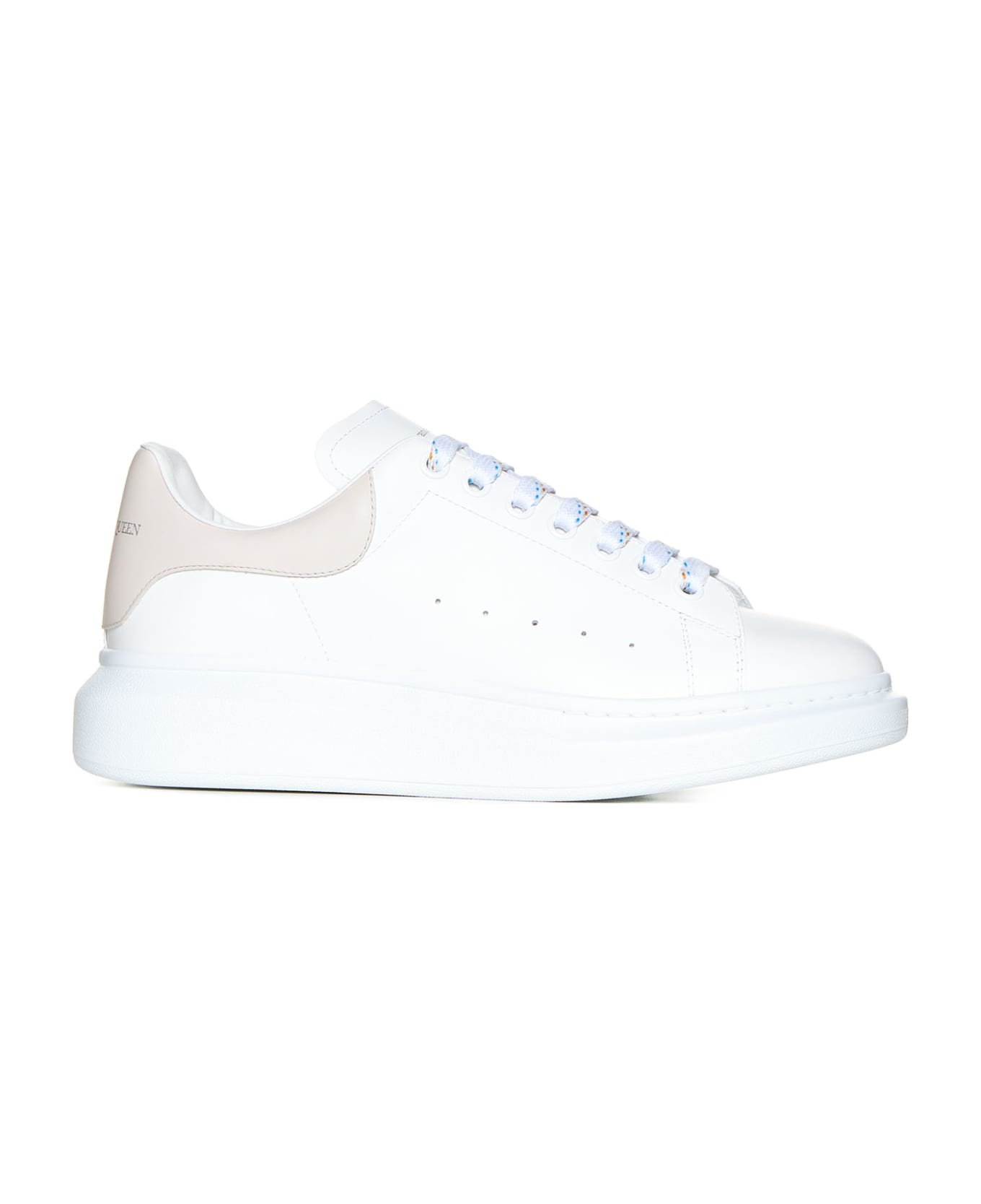 Alexander McQueen Lace-up Low Top Sneakers - White