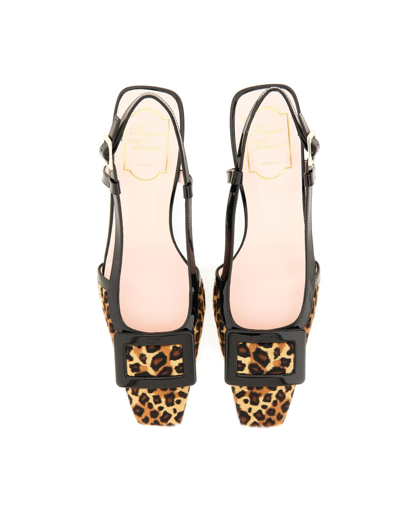 Roger Vivier "belle Vivier" Slingback Pumps - ANIMALIER