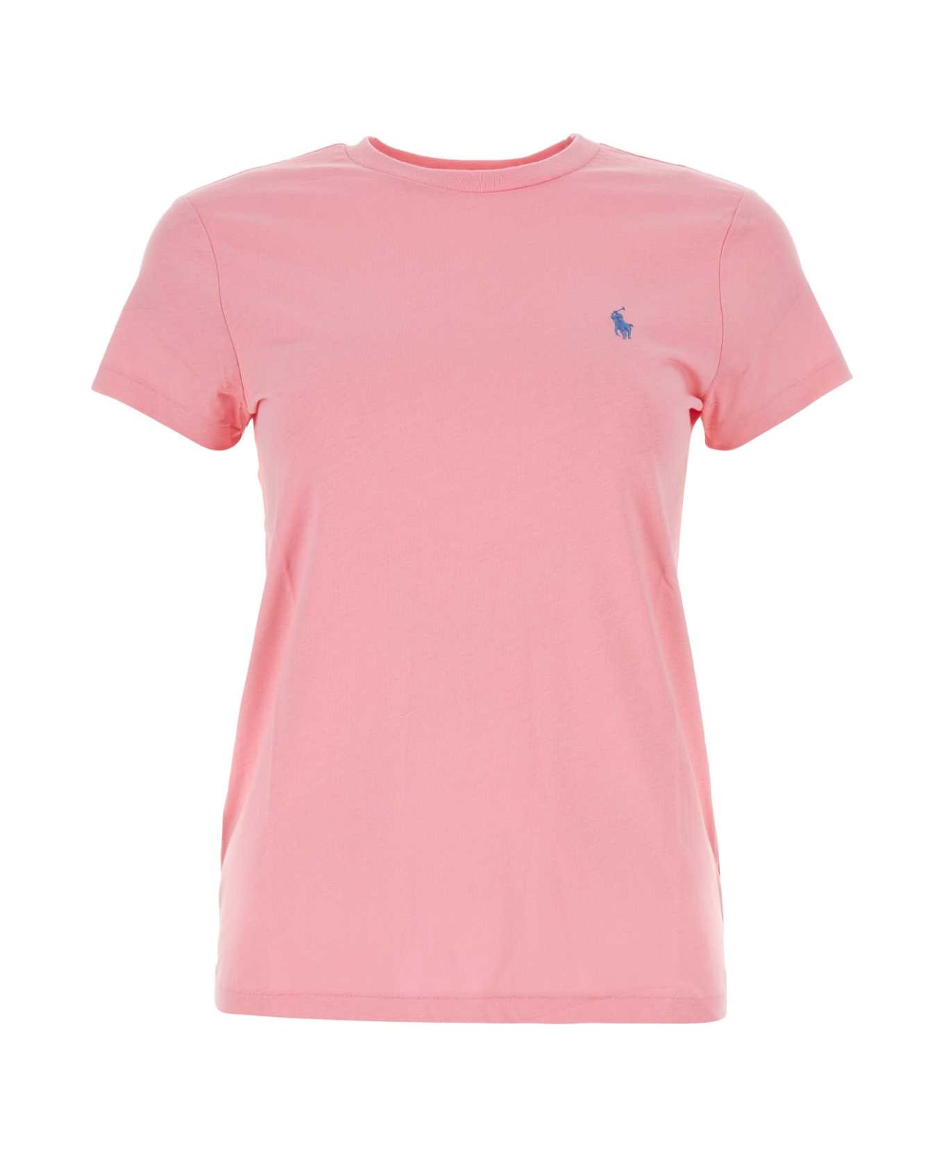 Polo Ralph Lauren Pink Cotton T-shirt - COURSEPINK