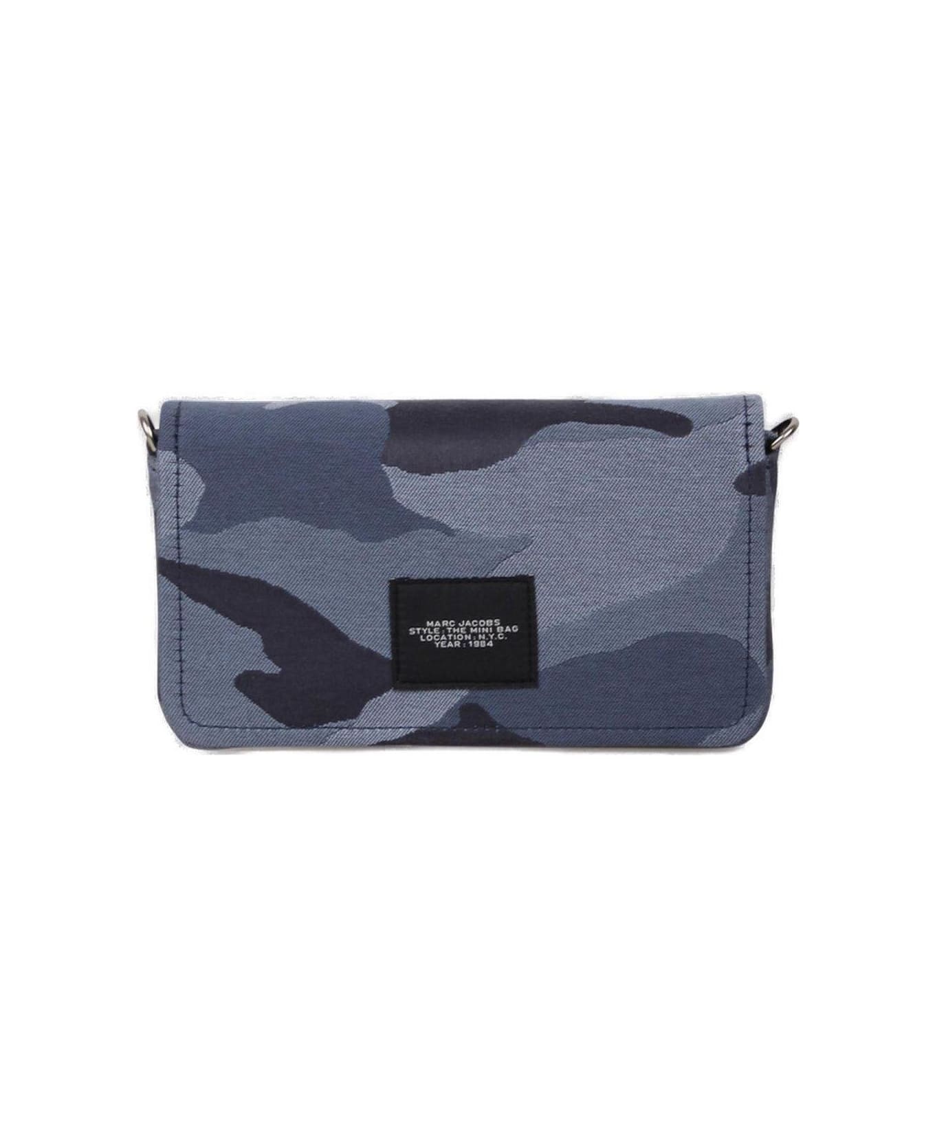 Marc Jacobs The Camo Jacquard Chain Mini Bag - BLUE