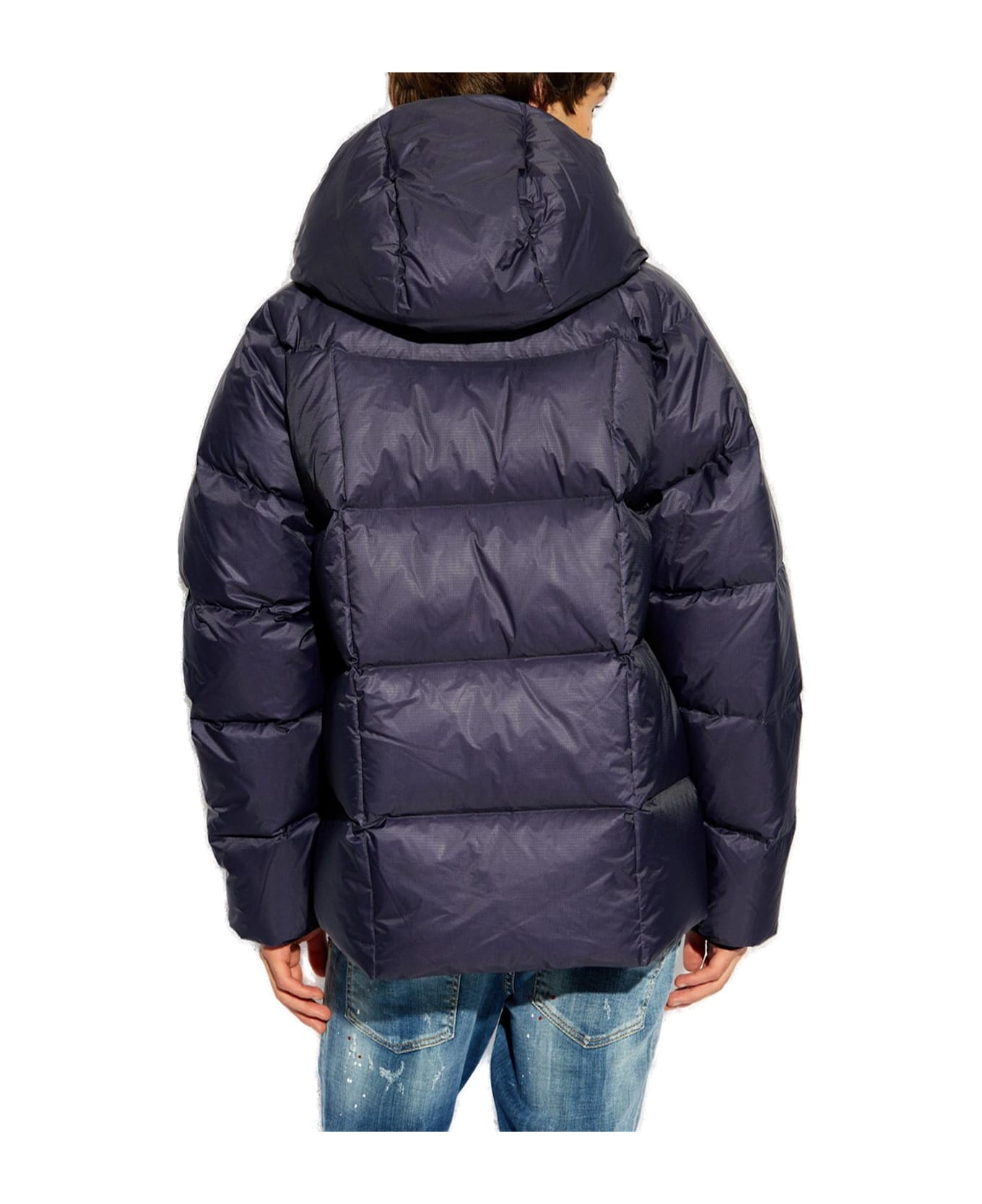 Dsquared2 Hooded Down Jacket - Blue
