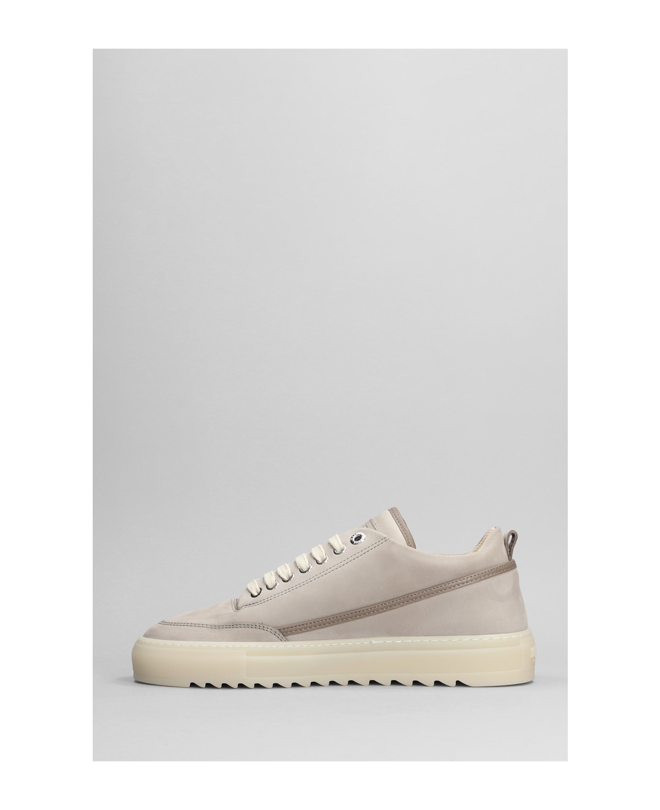 Mason Garments Torino Sneakers In Taupe Leather - taupe