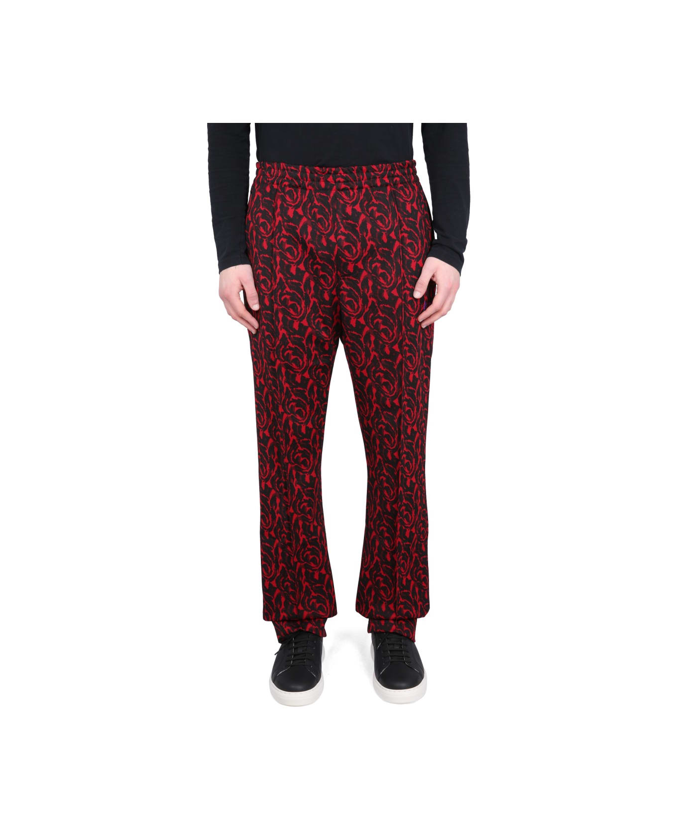 Needles Pants With Logo - RED