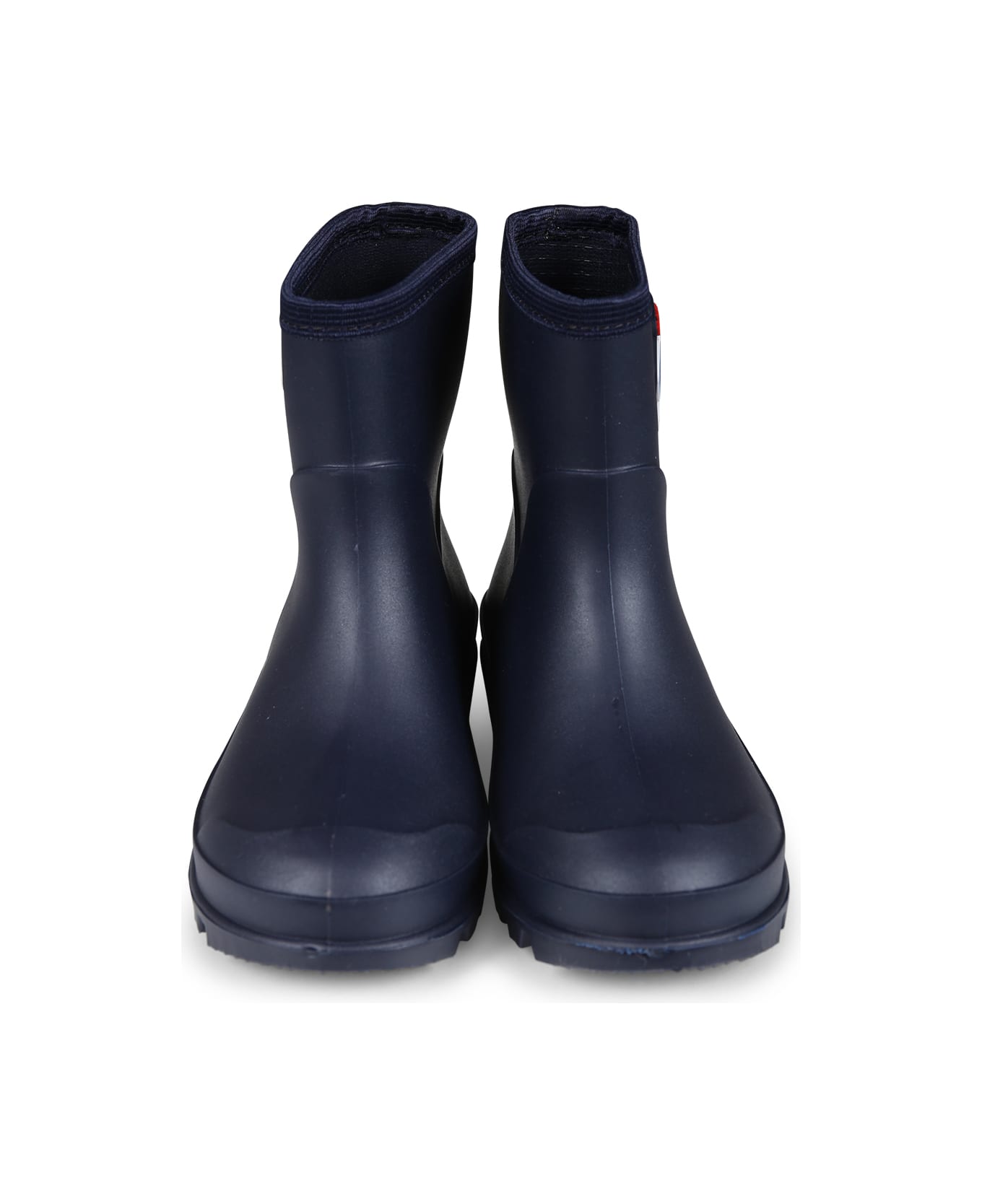 Kenzo Kids Blue Rain Boots For Kids With Elephant And Logo - Blue シューズ