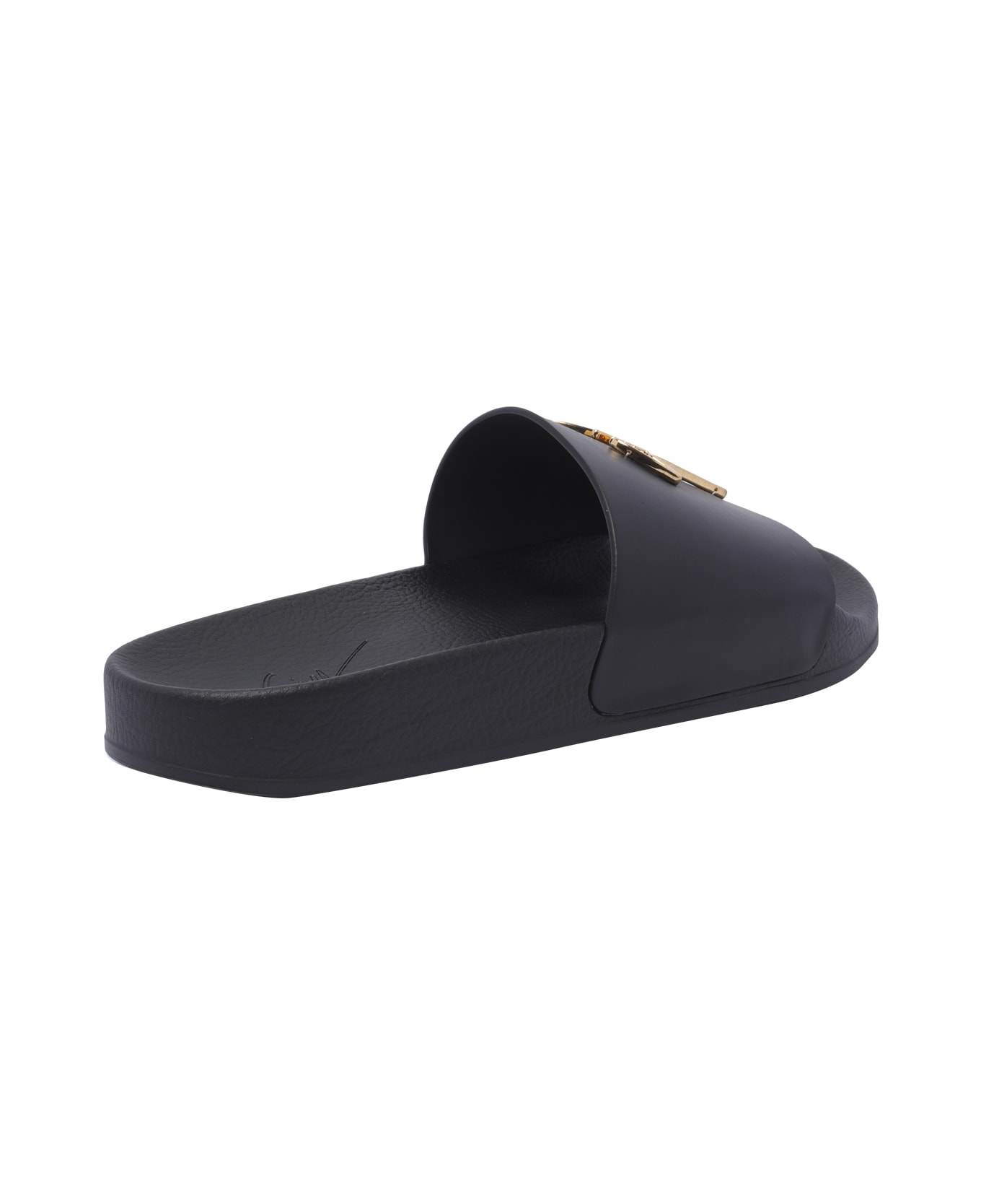 Giuseppe Zanotti Logo Slide Sandals - Black