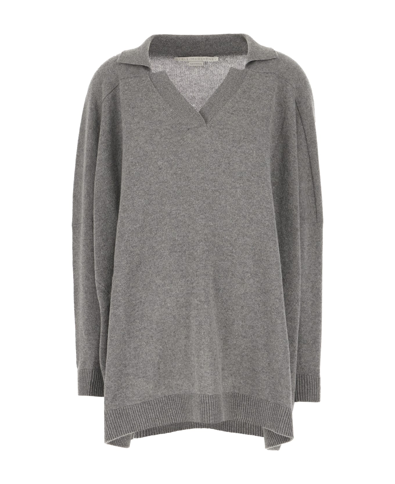 Stella McCartney Cashmere V-neck Sweater - grey