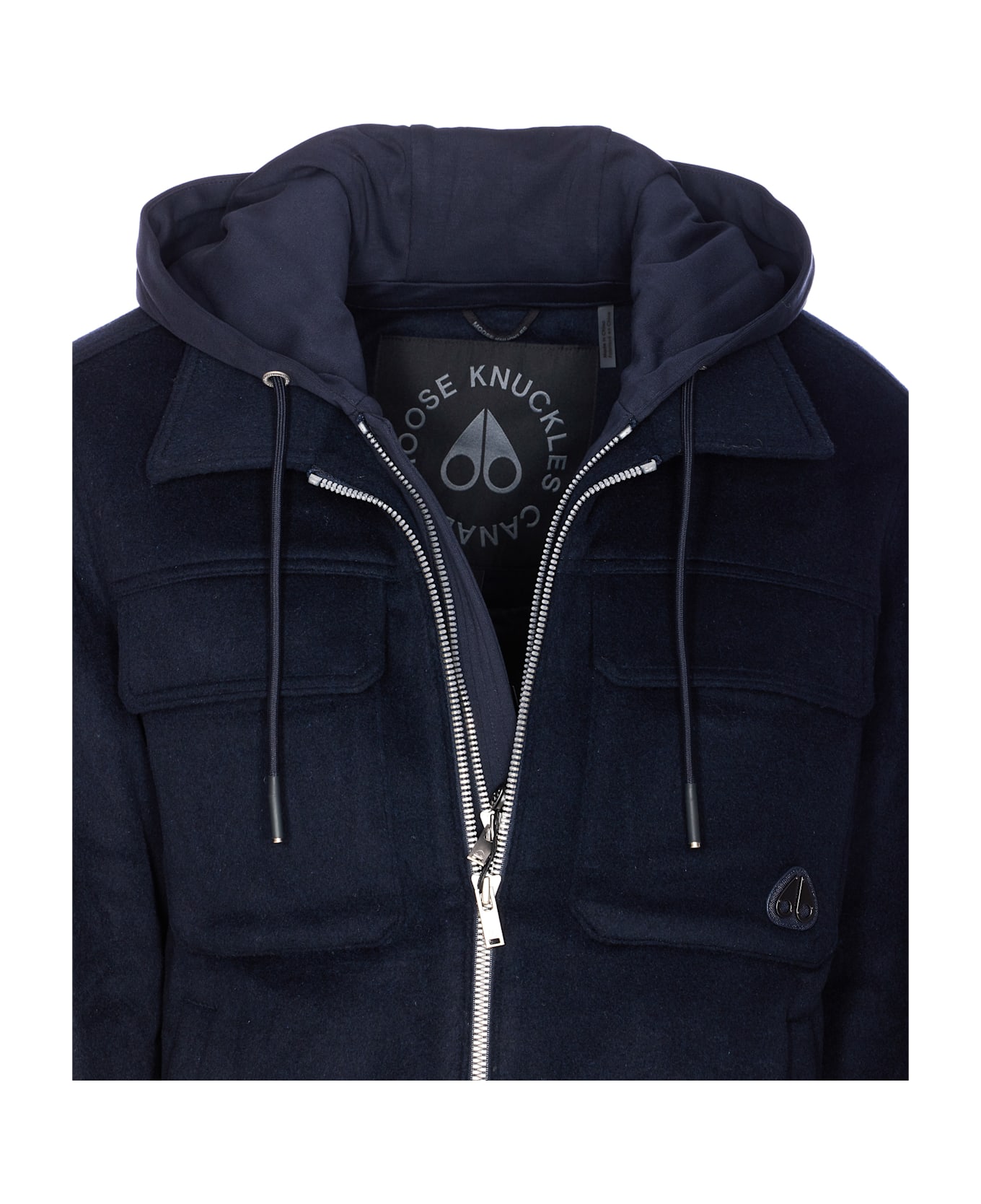 Moose Knuckles Snowdown Shirt Jacket - Blue