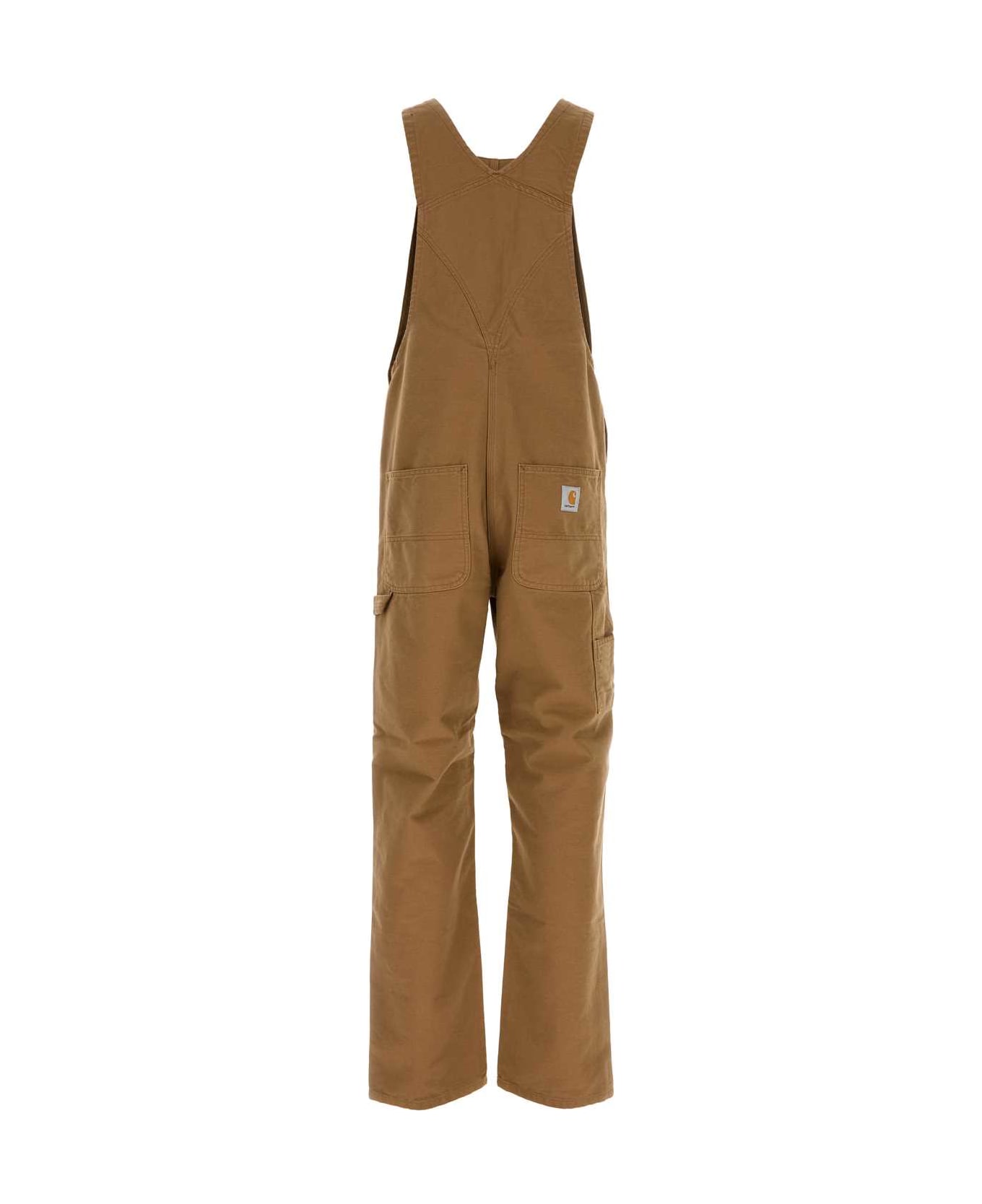 Carhartt Camel Denim Bib Overall - HAMILTONBROWN デニム