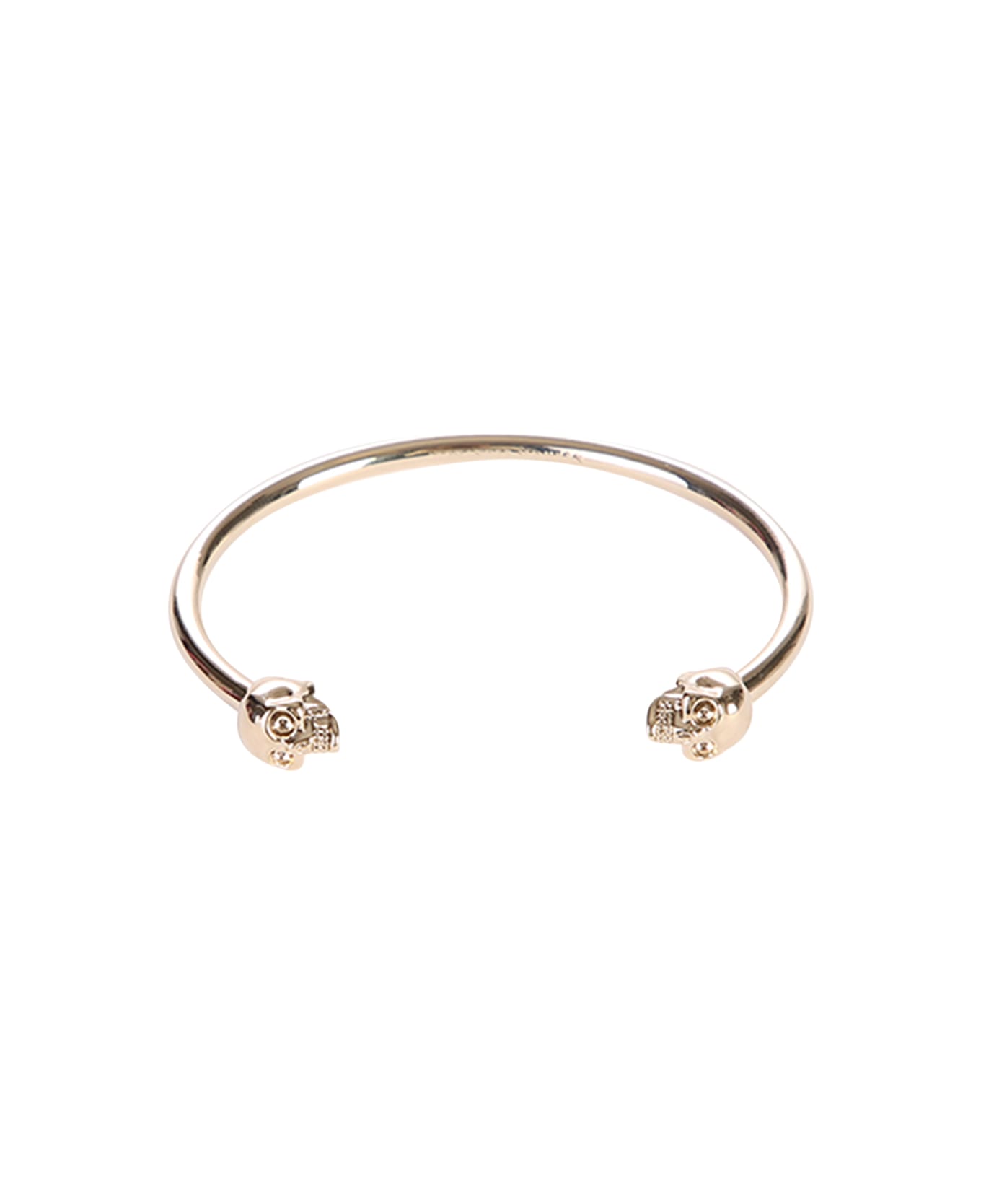 Alexander McQueen Gold Twin Skull Bracelet | italist, ALWAYS LIKE A SALE