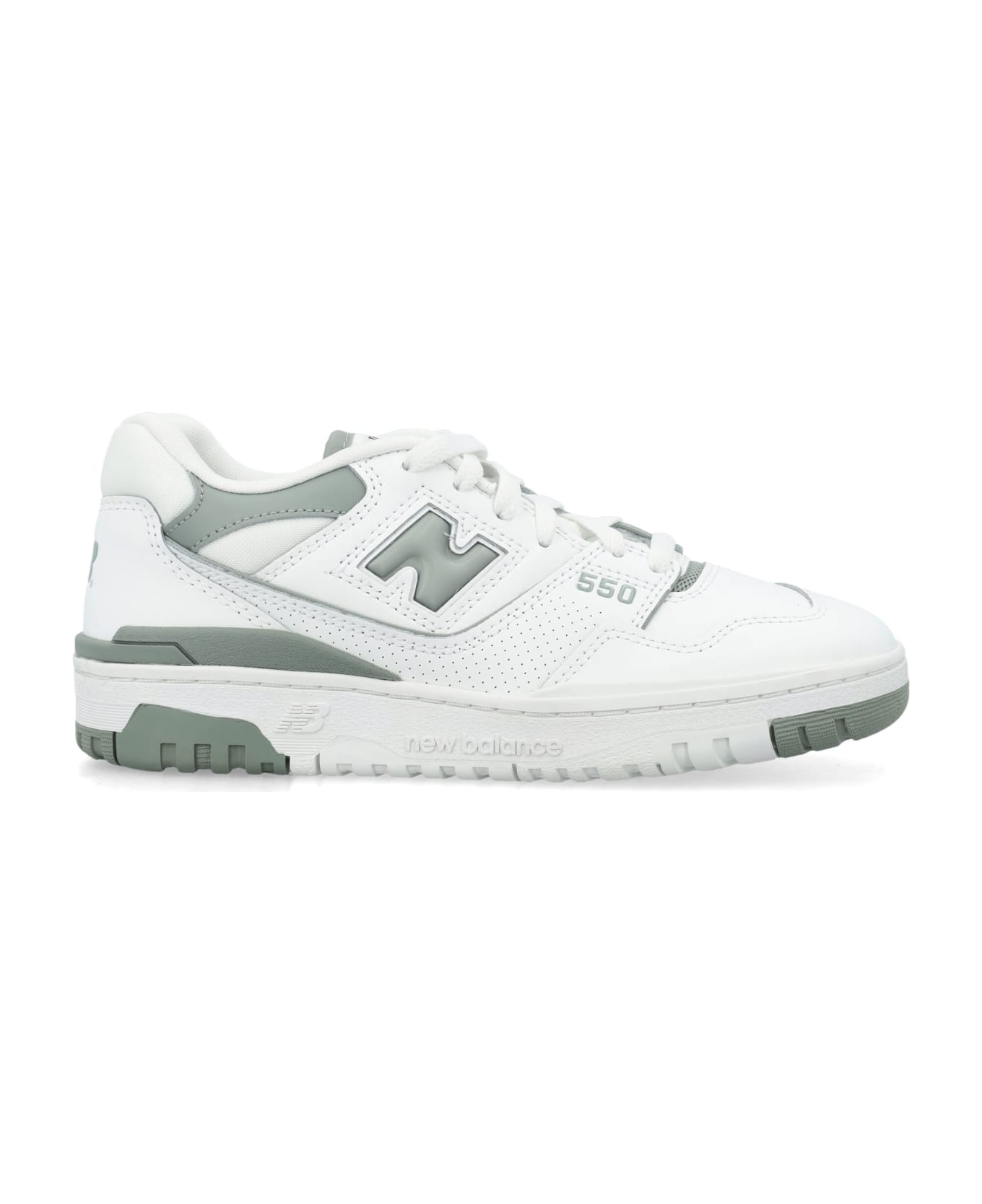 New Balance 550 Woman's Sneakers - WHITE GREEN スニーカー