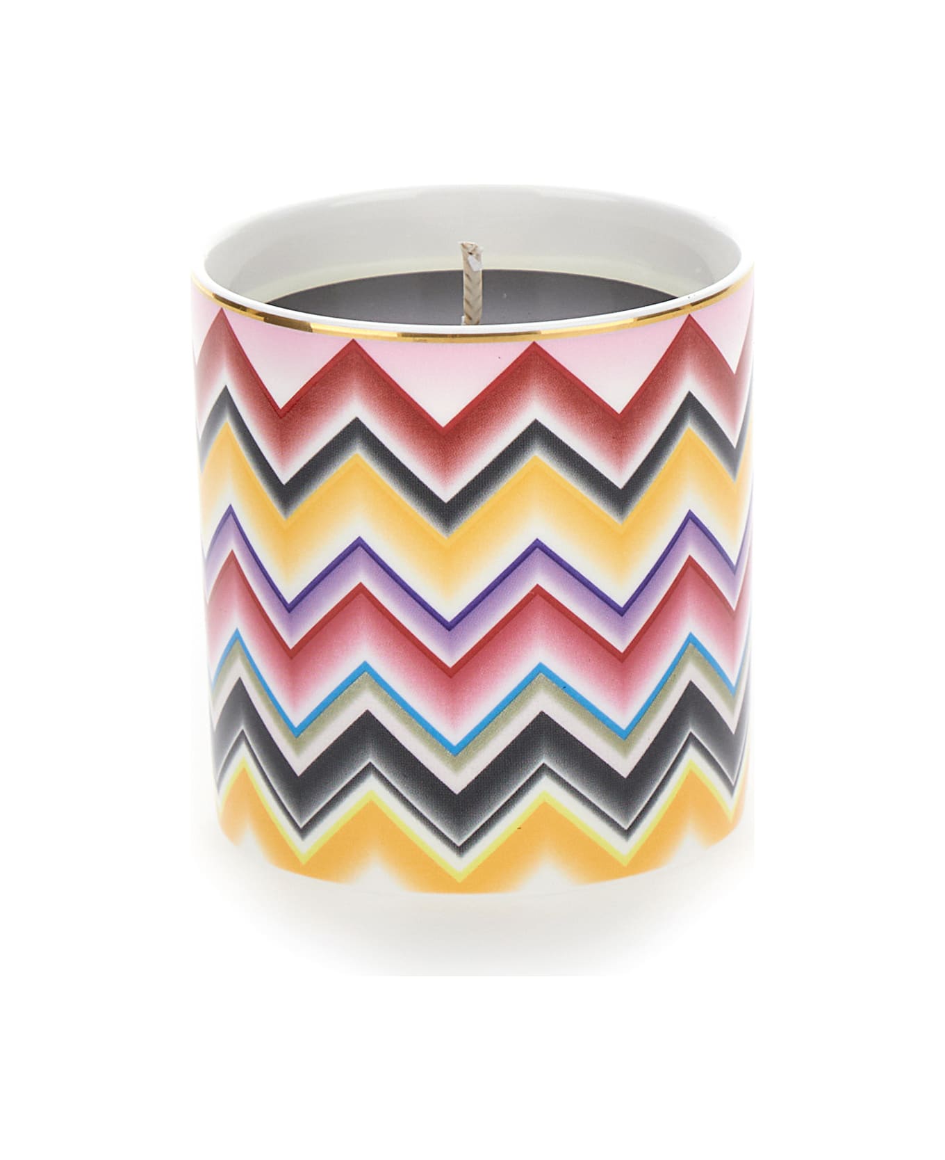 Missoni Marrakech Scented Candle W/fine Bone China Porcelain Container ã 8,5xh9 - Multicolor