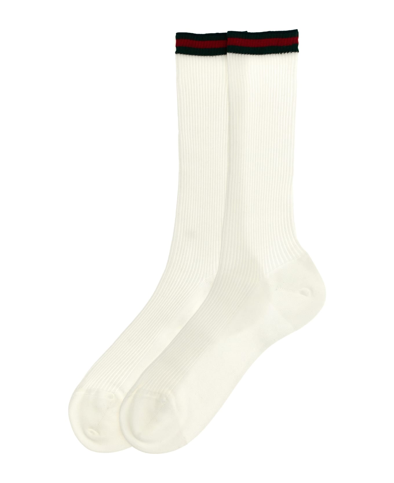 Gucci Web Tape Socks - White