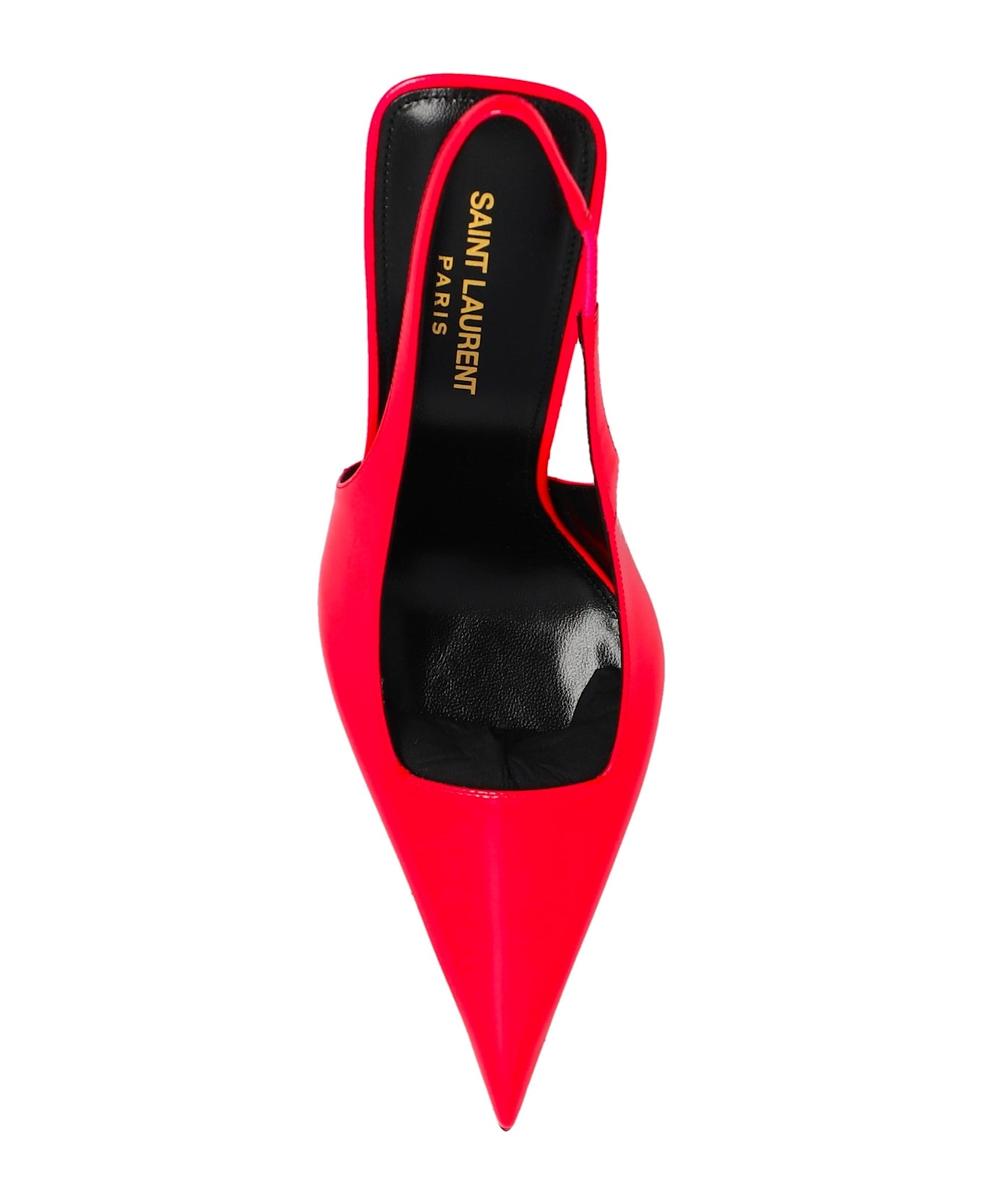 Saint Laurent Kiss 105 Slingback Pumps - Pink
