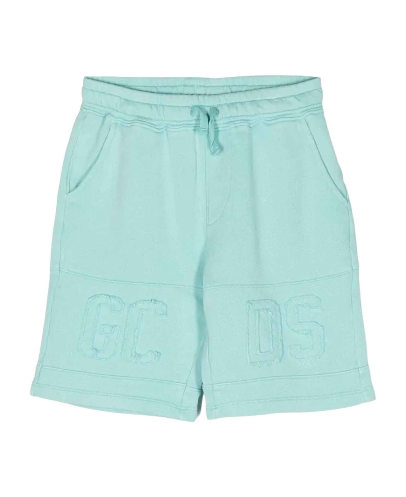 GCDS Mini Blue Shorts Unisex - Blu