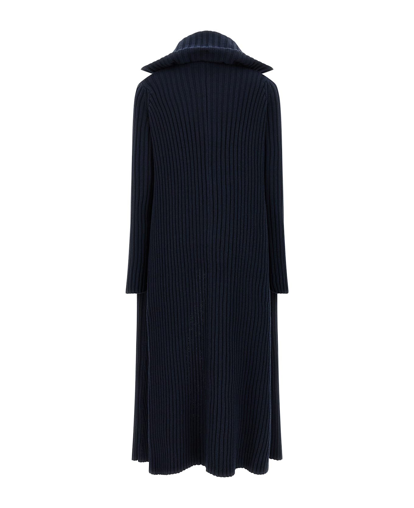 Balenciaga Ribbed Cardigan - Blue