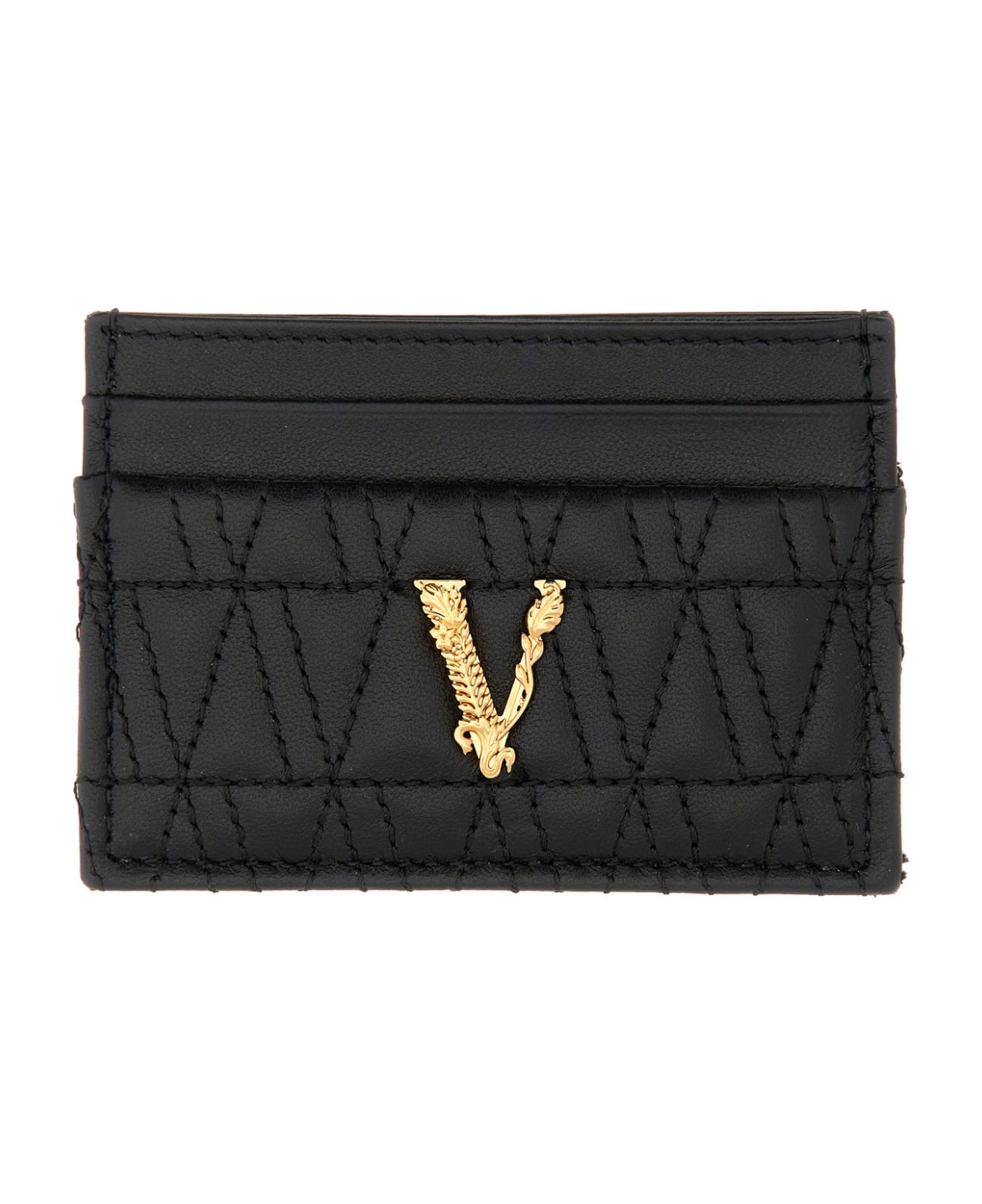 Versace Card Holder 'virtus' - NERO