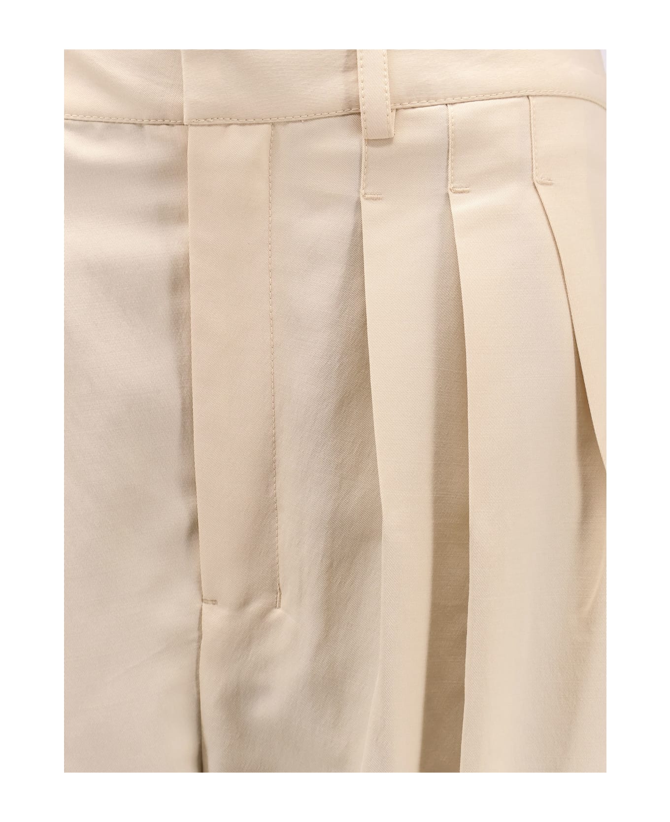 Lemaire Pleated Tailored Pants Trouser - WHITE