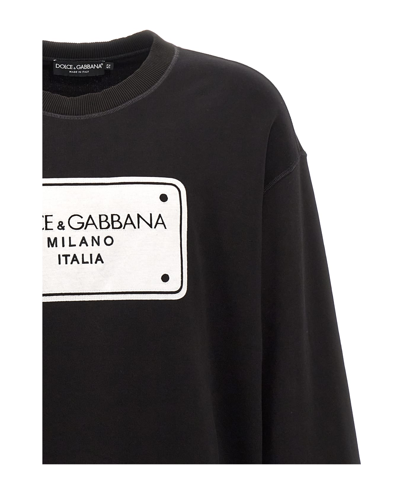 Dolce & Gabbana 'dolce & Gabbana' Sweatshirt - White/Black