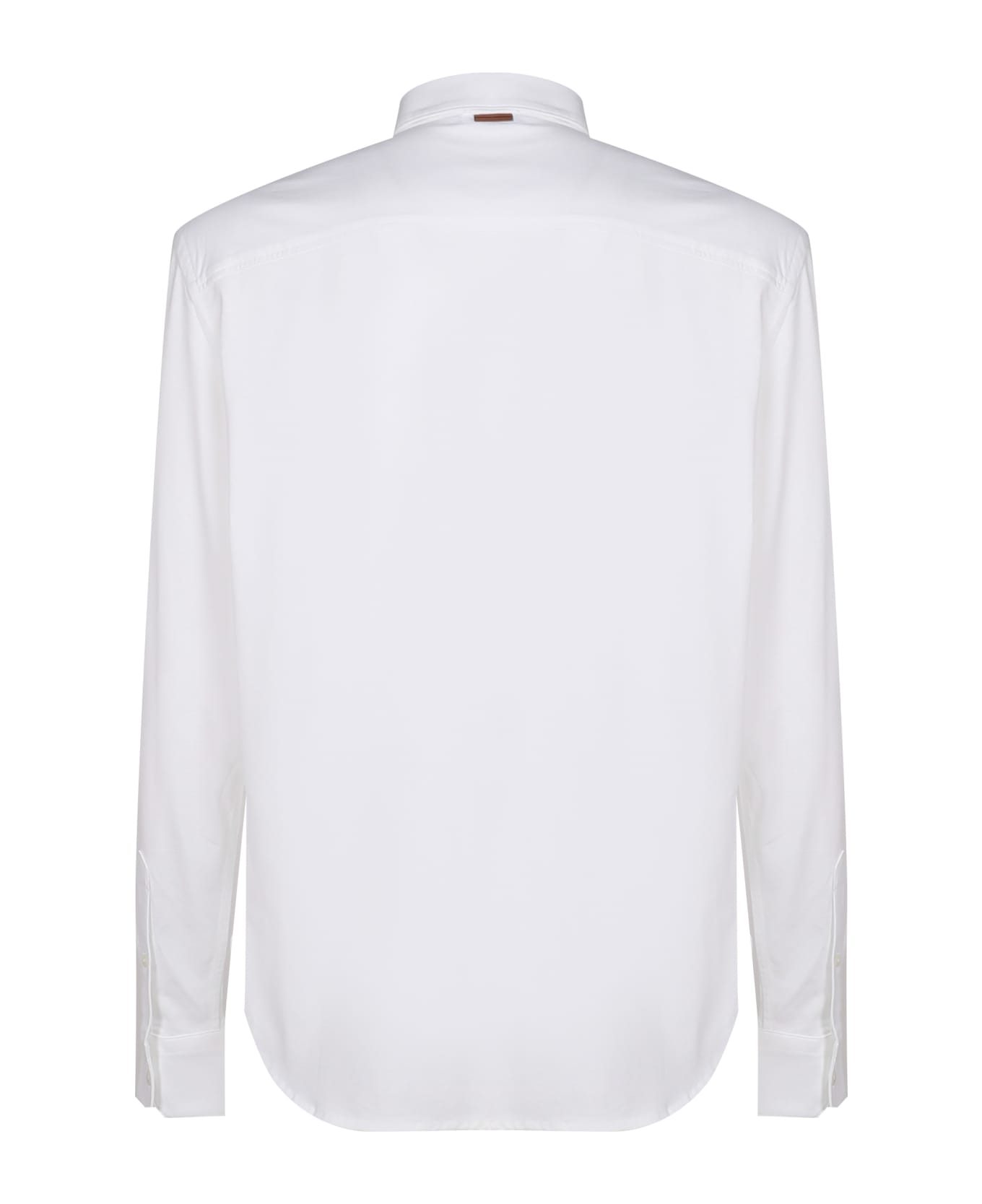 Zegna Cotton Jersey Shirt - White