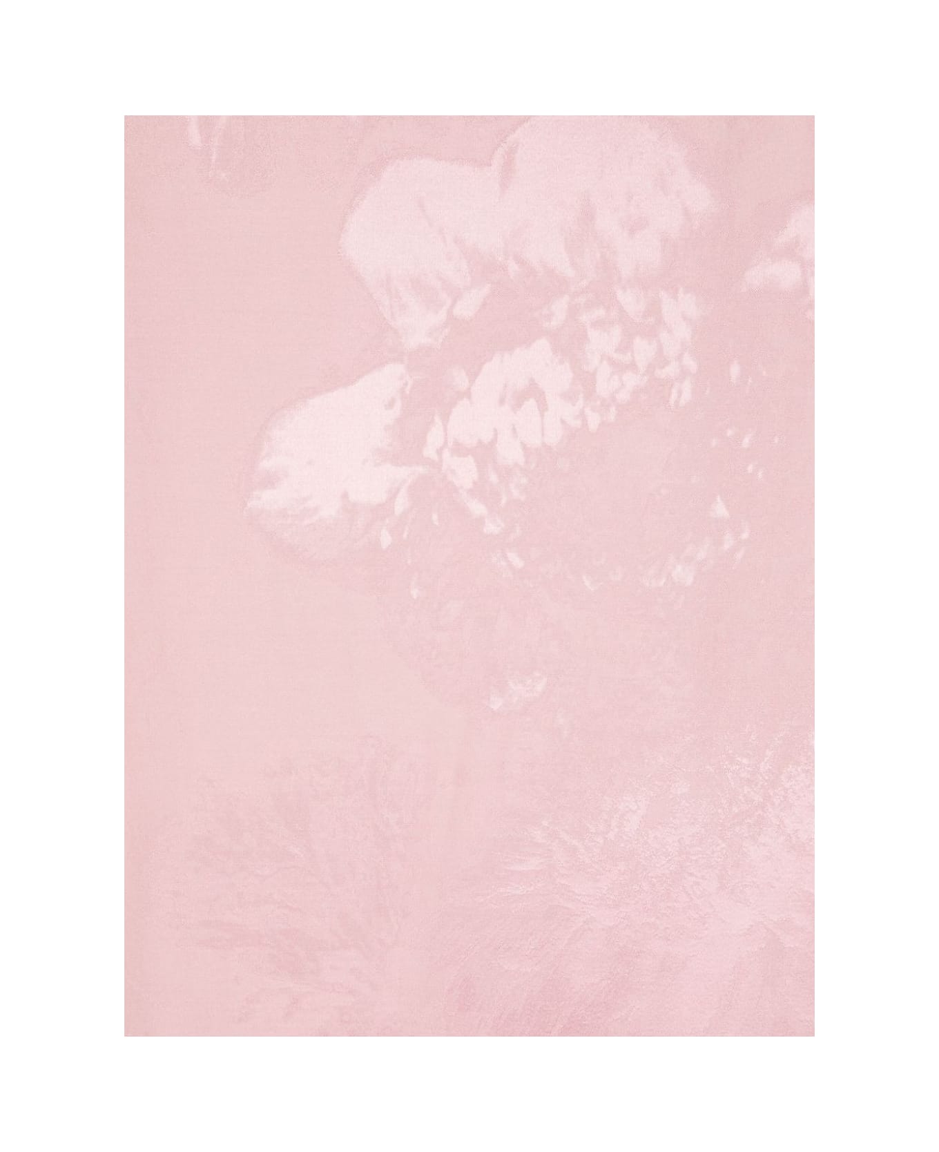 Alexander McQueen Pink Floral Jacquard Silk Scarf - Pink