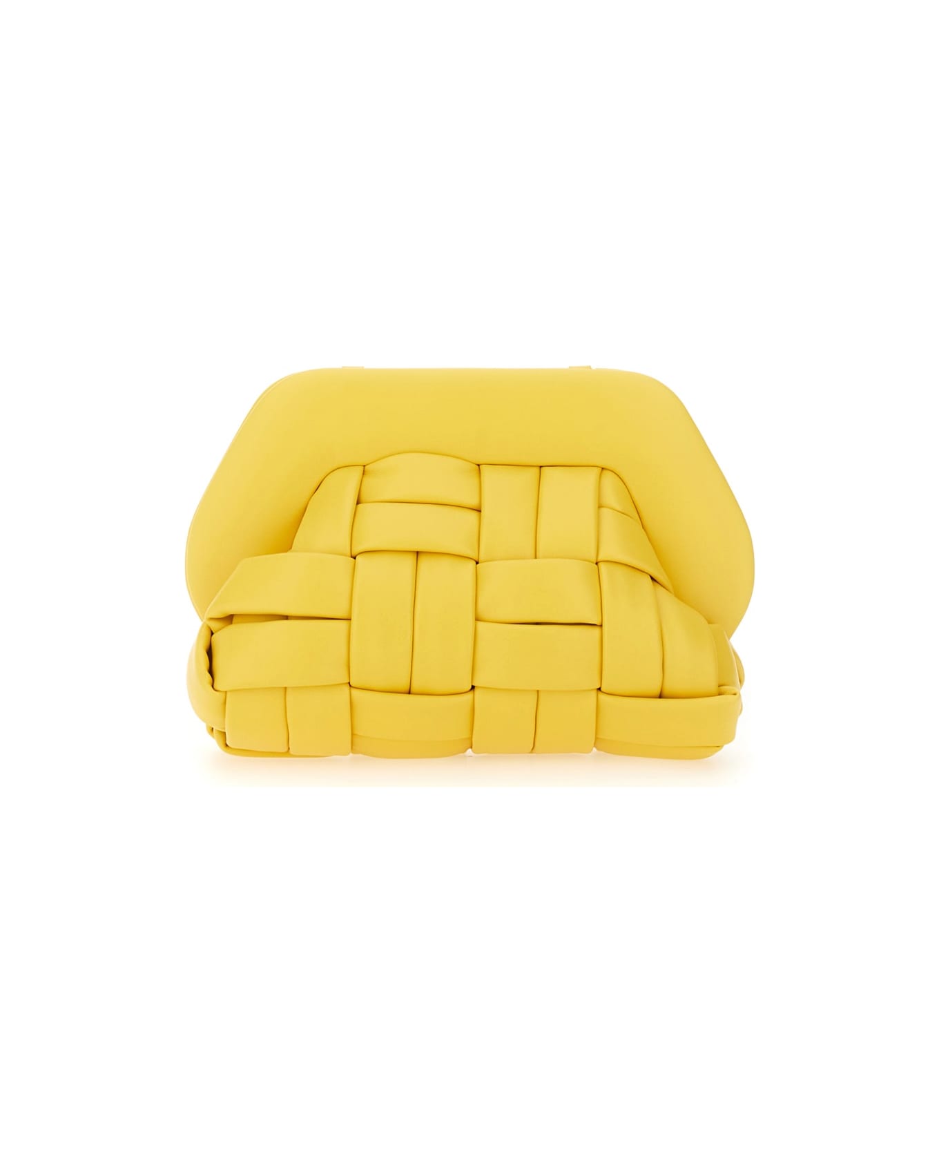 THEMOIRè Braided 
tia
 Clutch - Yellow