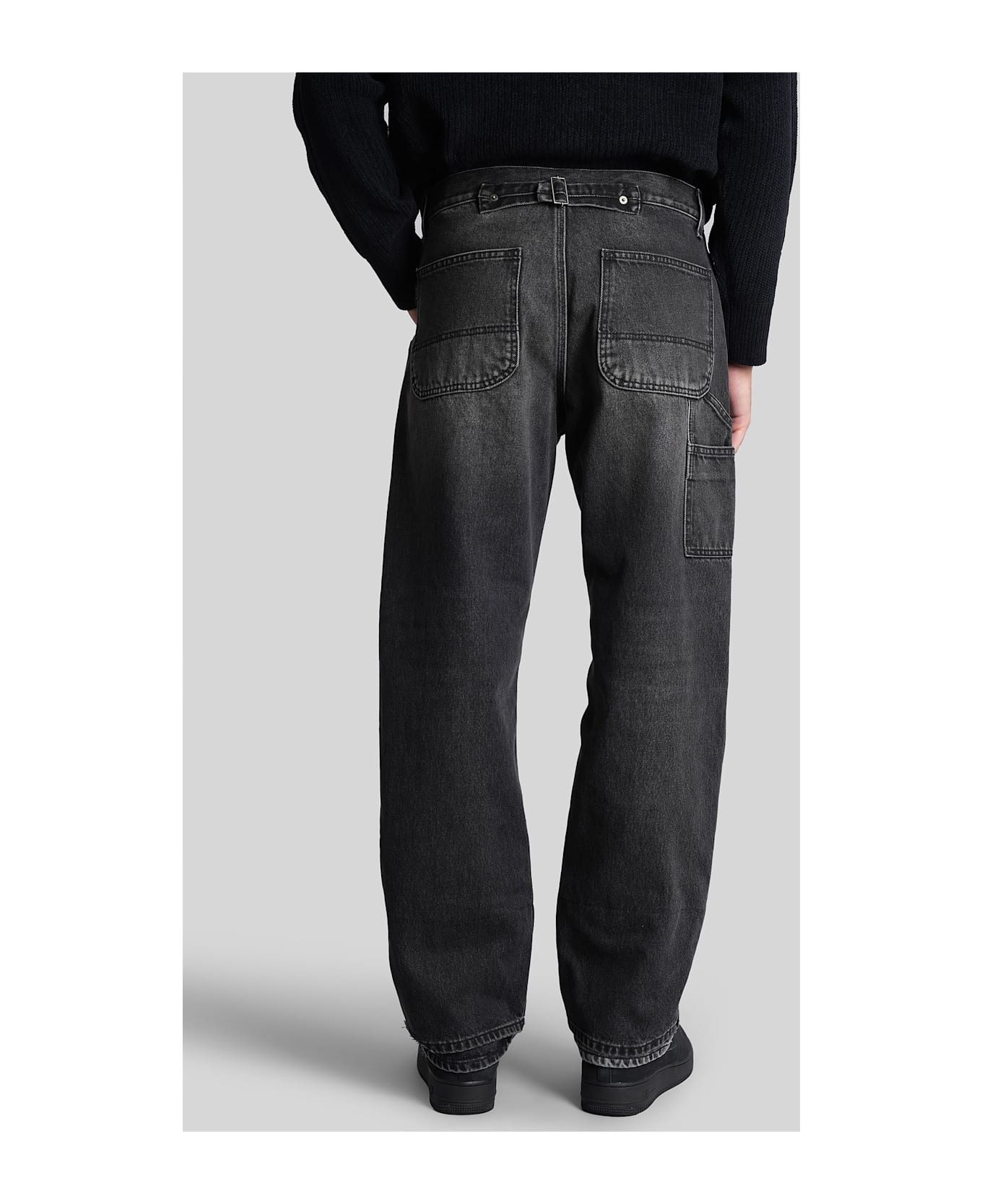 Haikure Artie Jeans In Black Denim - black