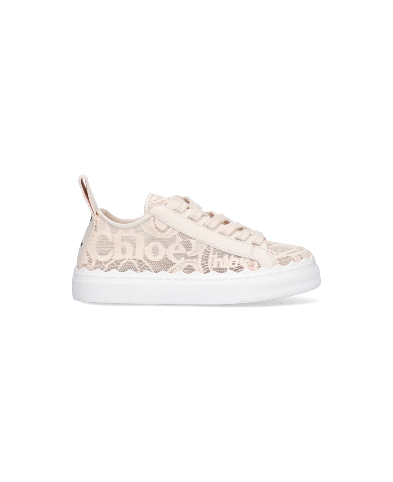 Chloé Lauren Sneakers - Cream