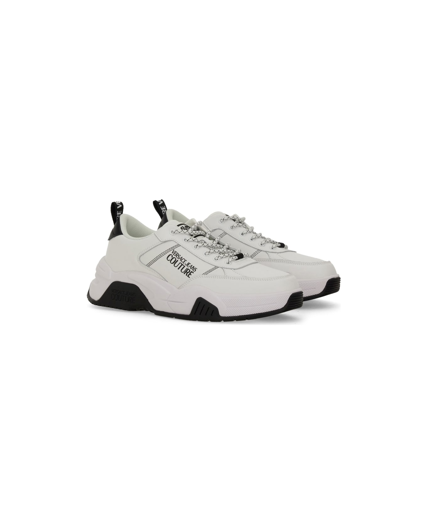 スニーカー VERSACE JEANS FW24 (77YA3SIB ZS891G03) VERSACE JEANS COUTURE MEN'S SNEAKER FONDO NEW TRAIL