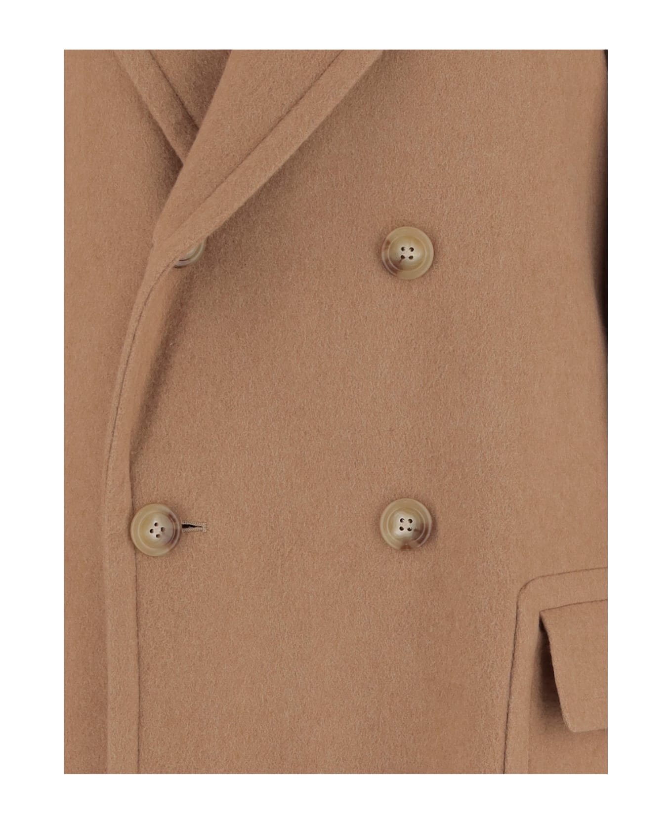 Polo Ralph Lauren Camel Hair Coat - Beige