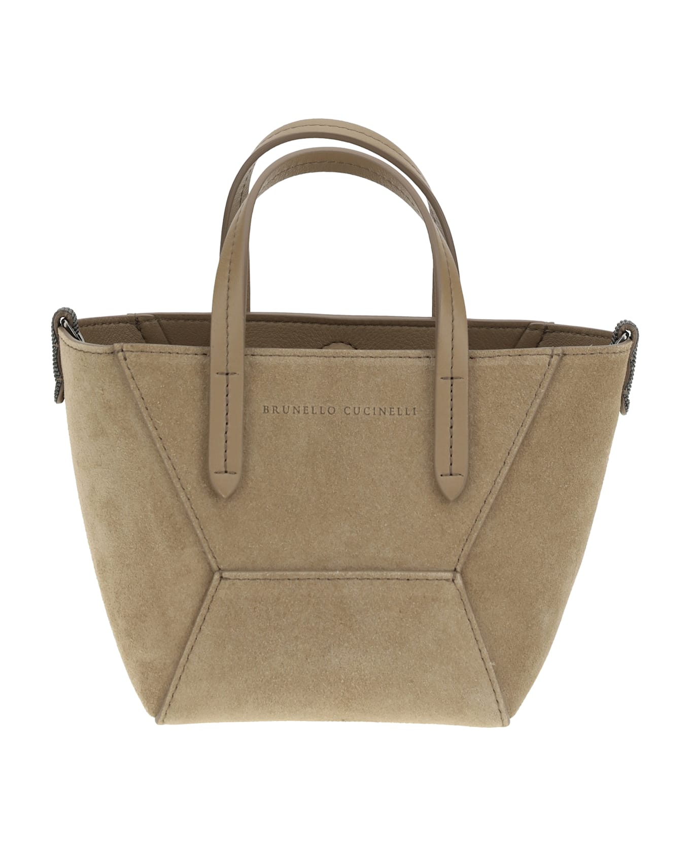 Brunello Cucinelli Suede Shoulder Bag