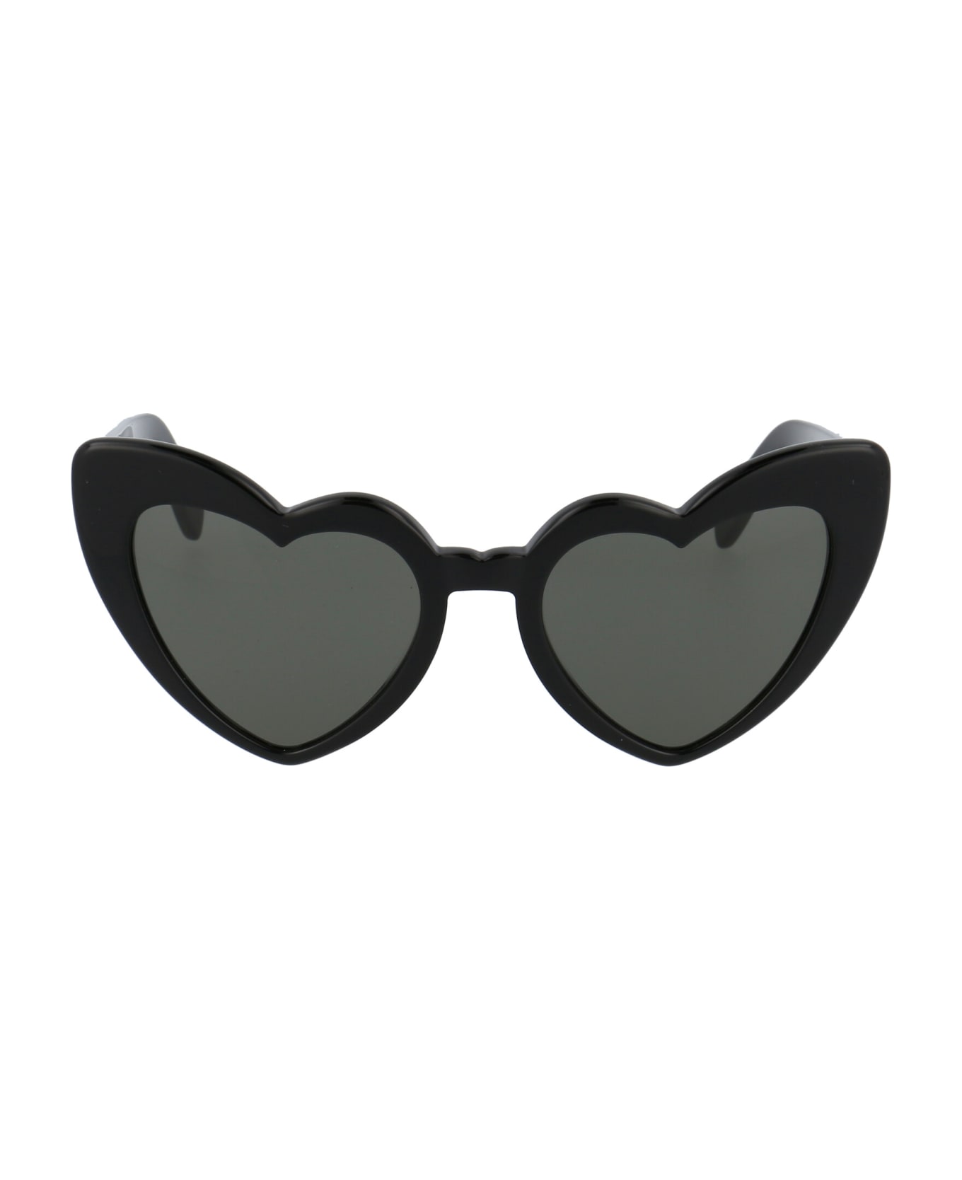 Saint Laurent Eyewear Sl 181 Loulou Sunglasses - 001 BLACK BLACK GREY