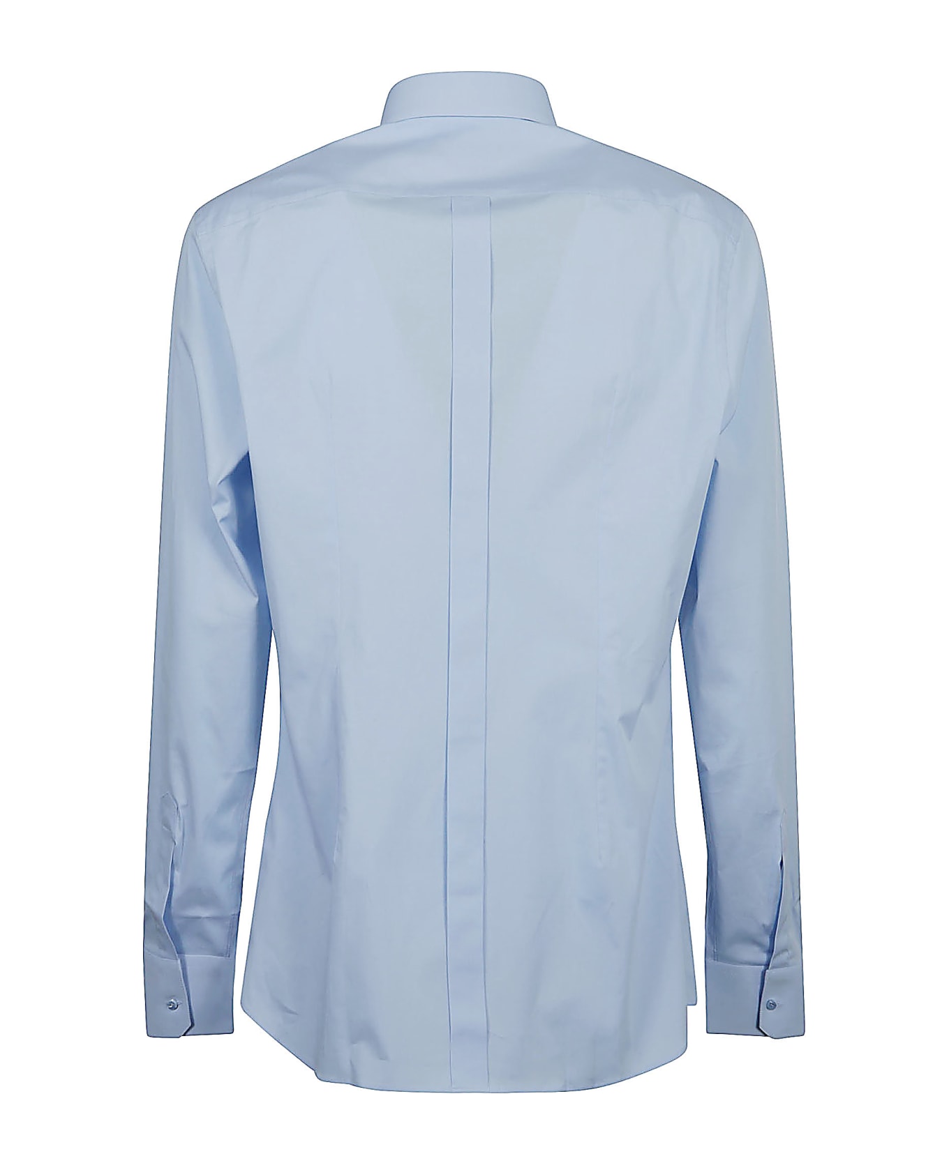 Dolce & Gabbana Regular Fit Plain Shirt - Azure