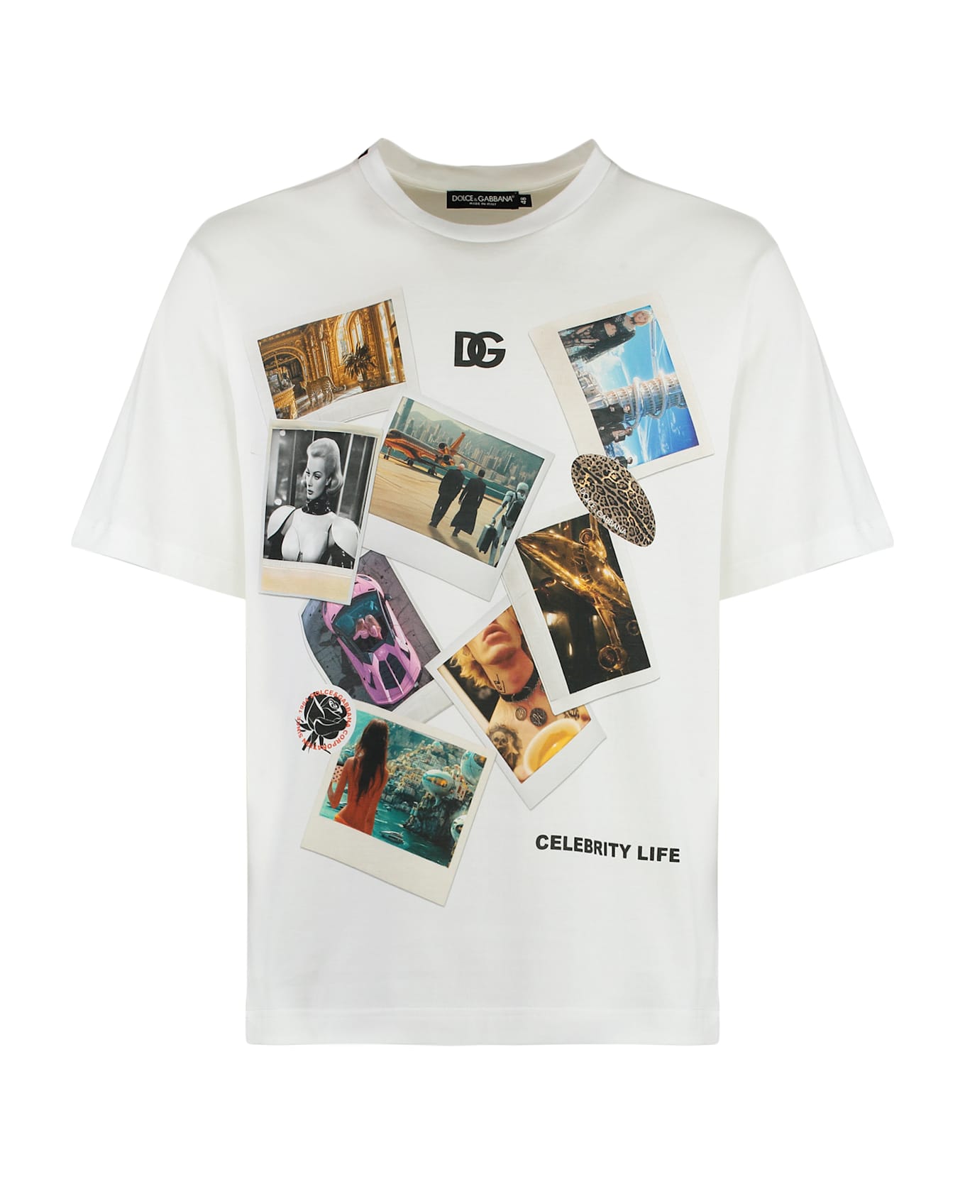 Cotton Crew-neck T-shirt - Thumbnail 2