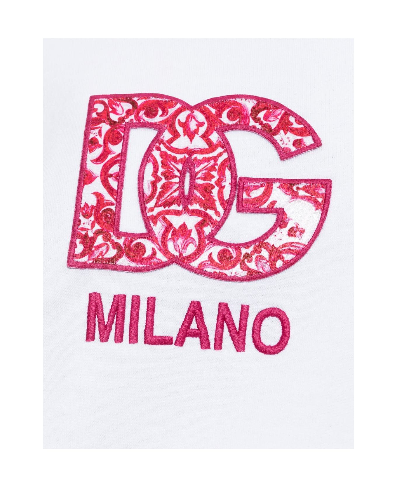 Dolce & Gabbana Logo Embroidered Oversized Sweatshirt - Ricamati フリース