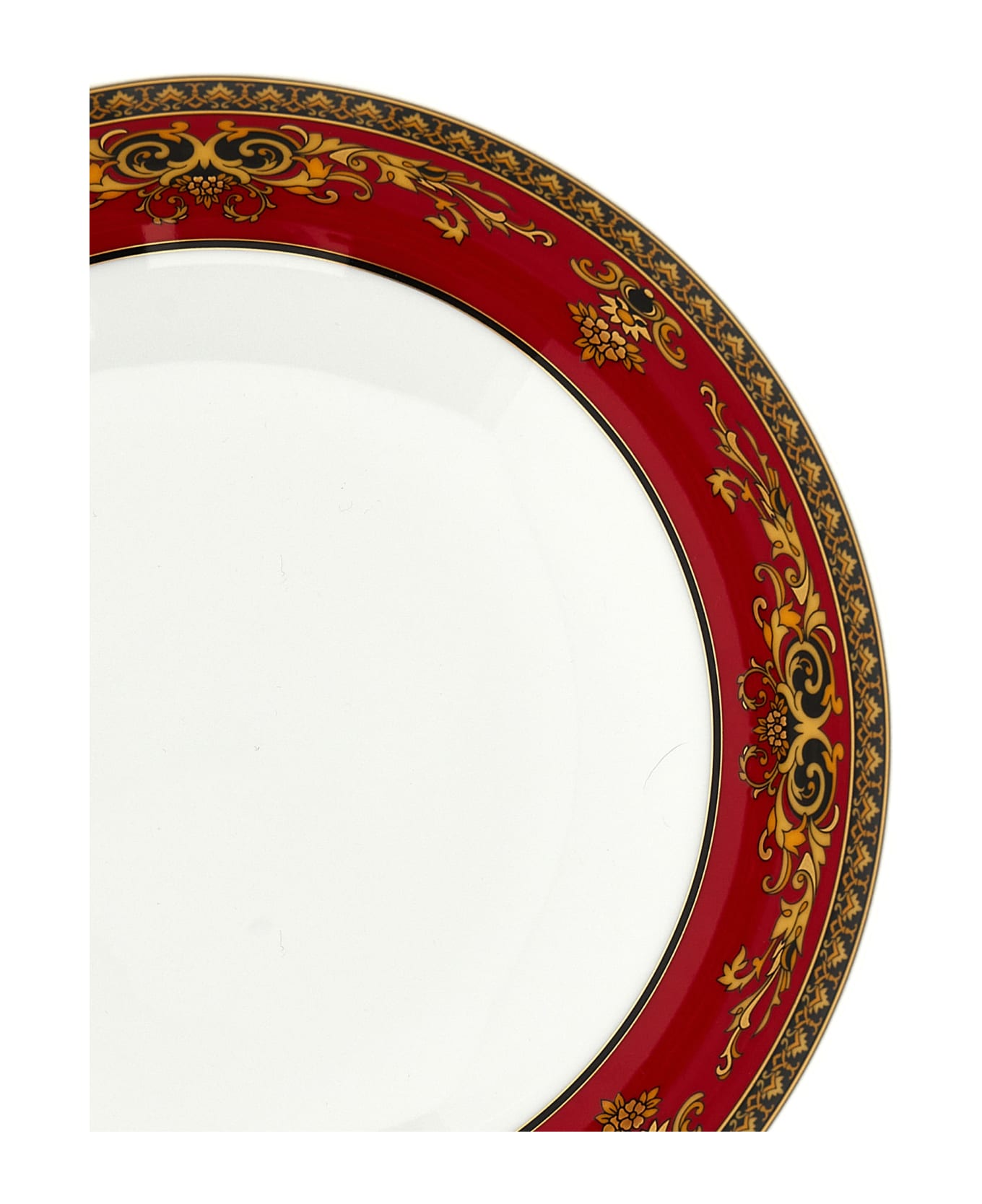 Versace Soup Plate 'medusa' - Red テーブルウェア