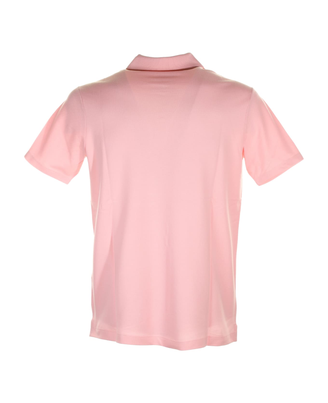 Paul&Shark Pink Short-sleeved Polo Shirt With Logo - ROSA