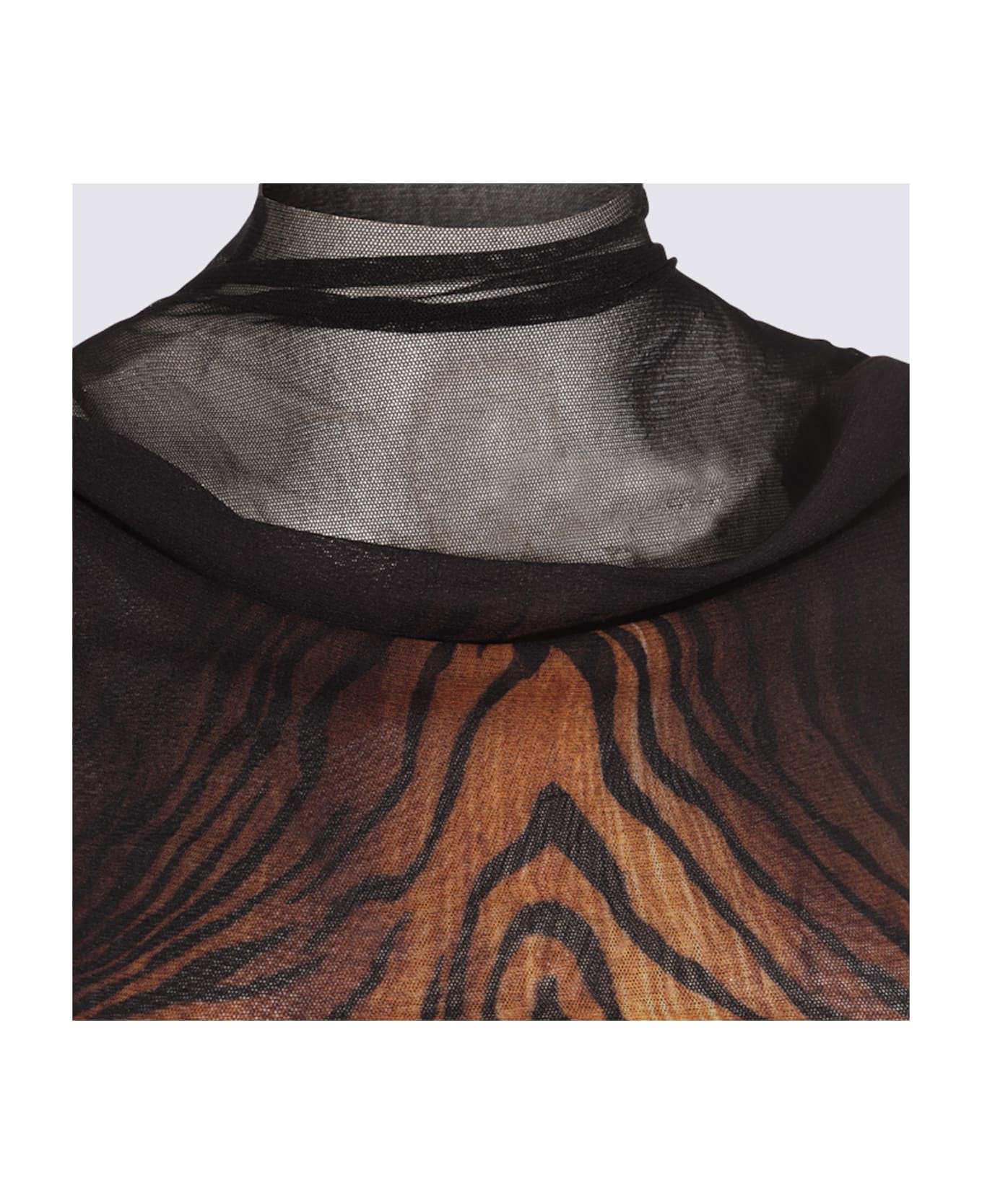 Jean Paul Gaultier Black And Red Top - Black
