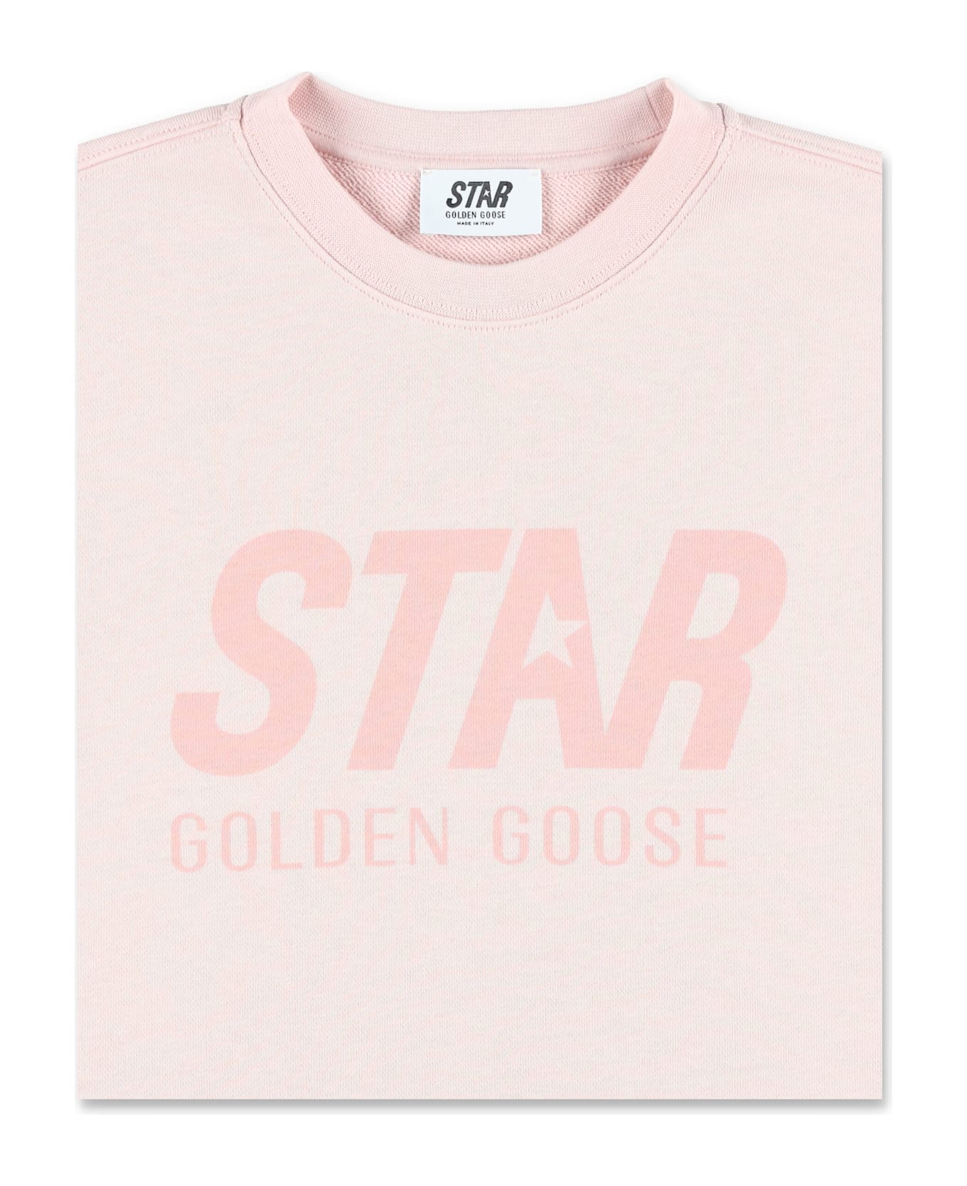 Golden Goose Kid - Logo Sweatshirt - SEPIA ROSE