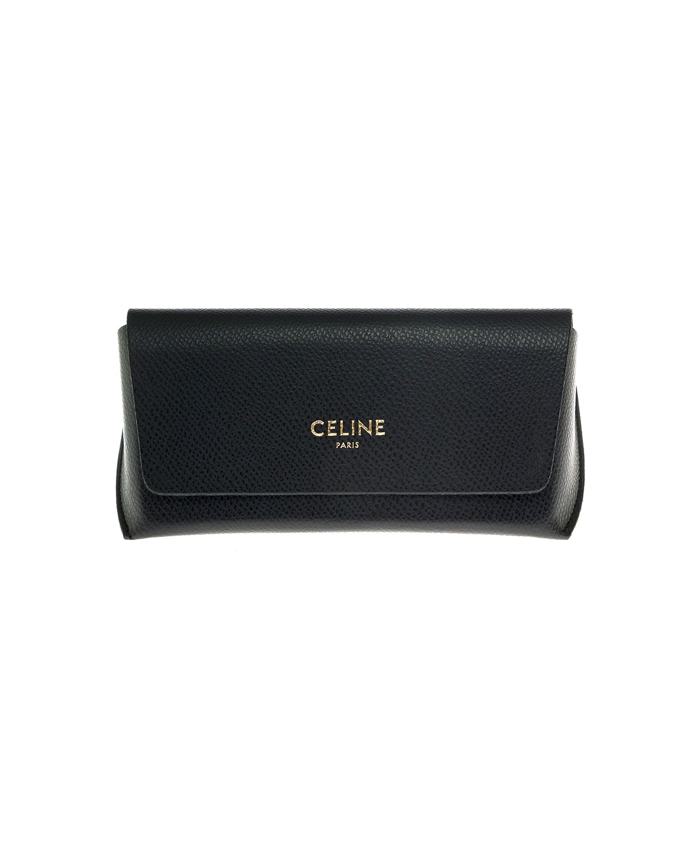Celine Céline Woman's Triomphe Black Acetate Sunglasses With Logo - BLACK