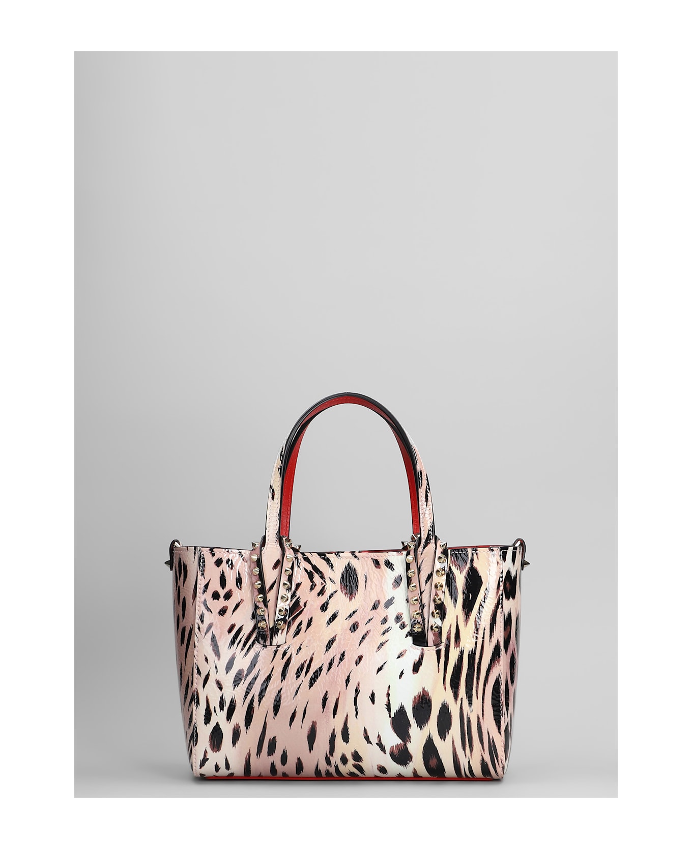 Christian Louboutin Cabata Shoulder Bag In Multicolor Leather - LEOPARD
