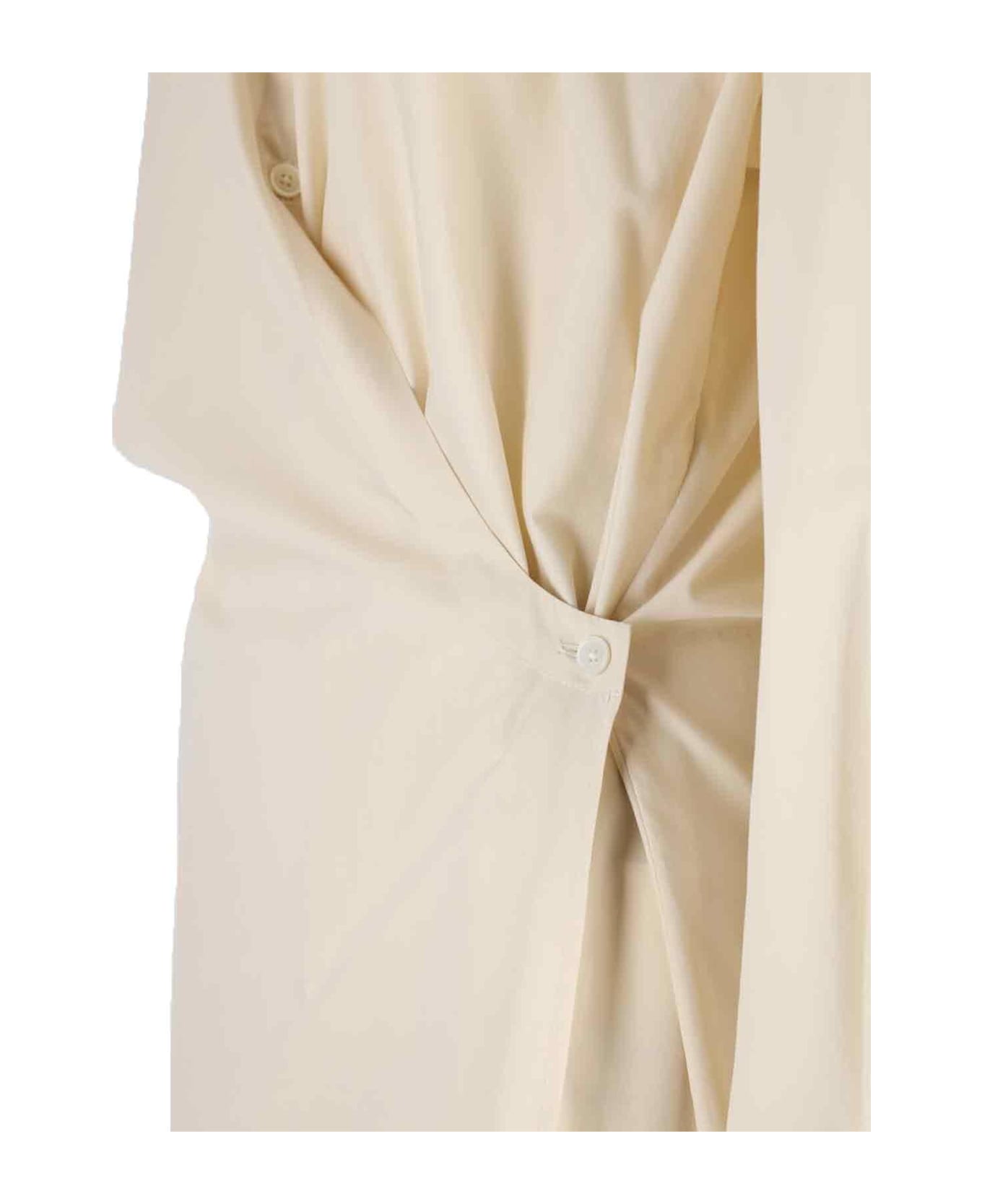 Lemaire Chemisier Midi Dress - IVORY