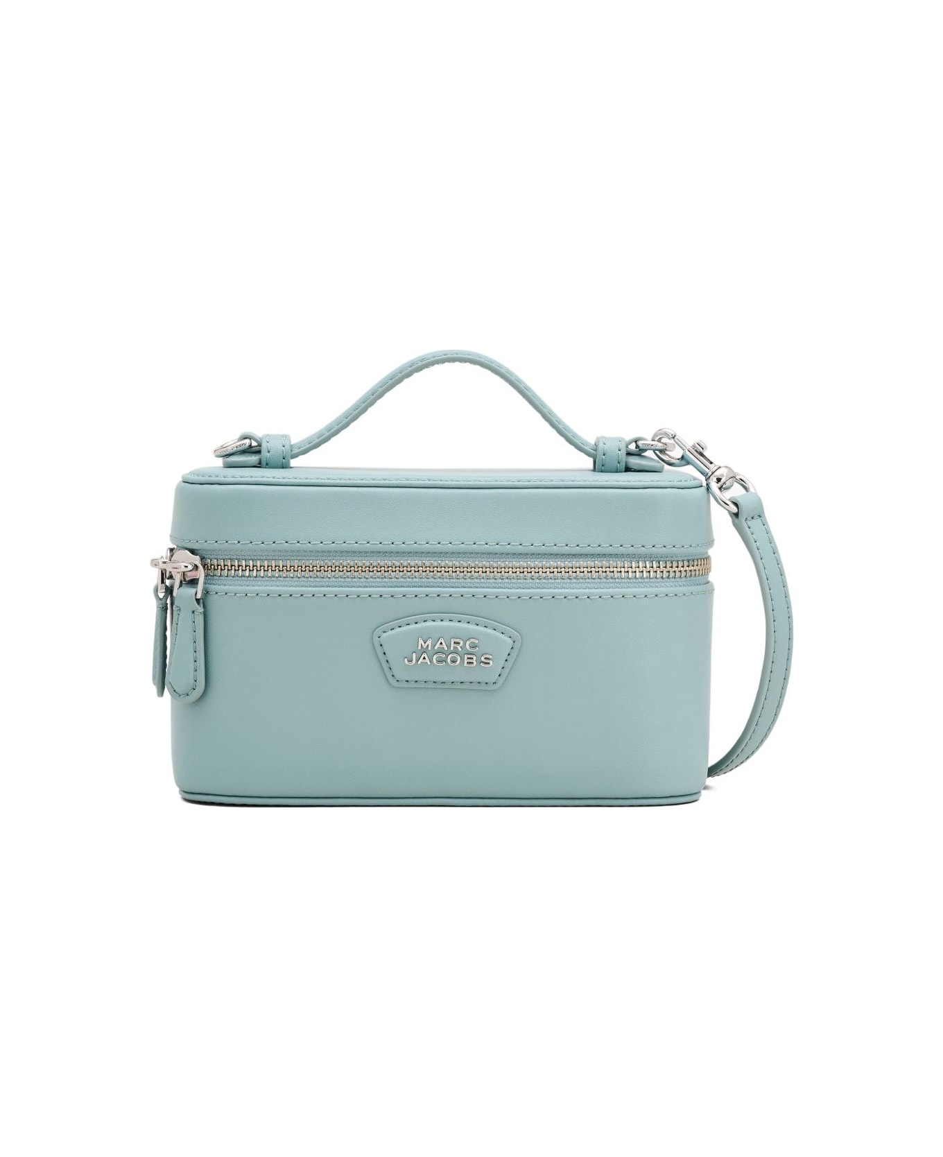 Marc Jacobs The Vanity Leather Crossbody Bag - Clear Blue