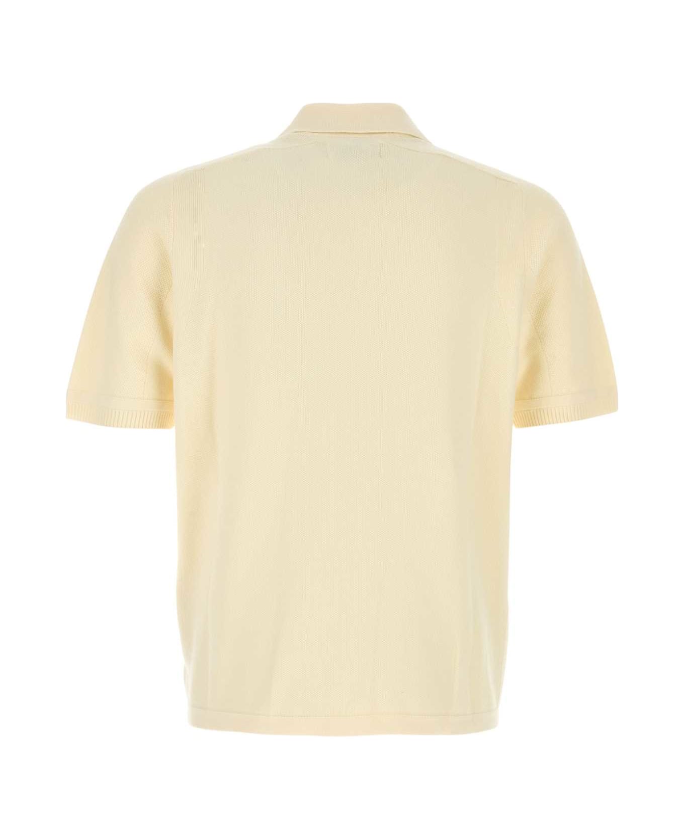 Stone Island Cream Cotton Polo Shirt - MULTI ニットウェア